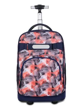 18 Inch Travel Rolling Backpacks Bag Children Wheeled Bag Kids School Backpack Wheels Travel