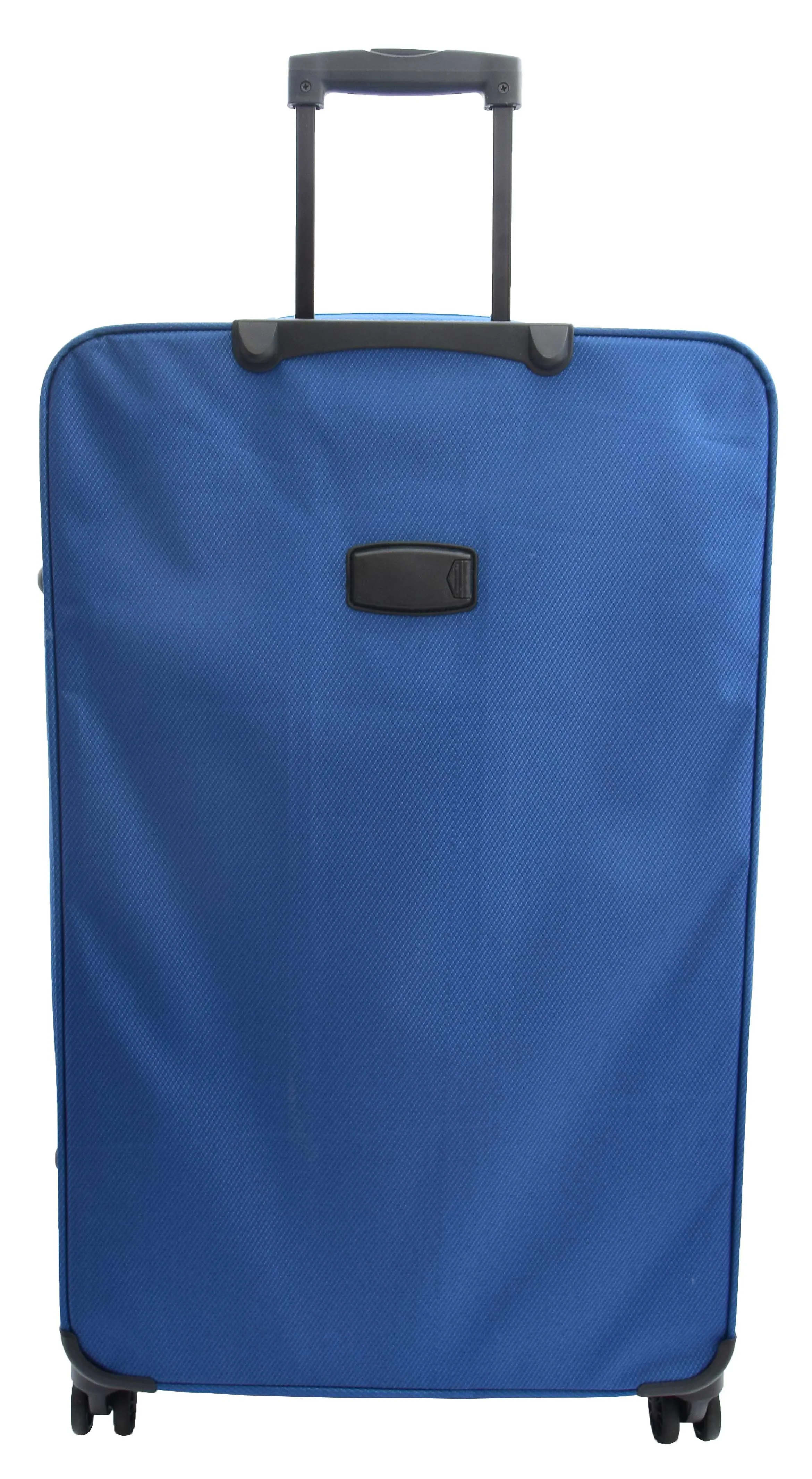 4 Wheel Suitcases Lightweight Soft Luggage Expandable Digit Lock Travel Bags Floaty Blue