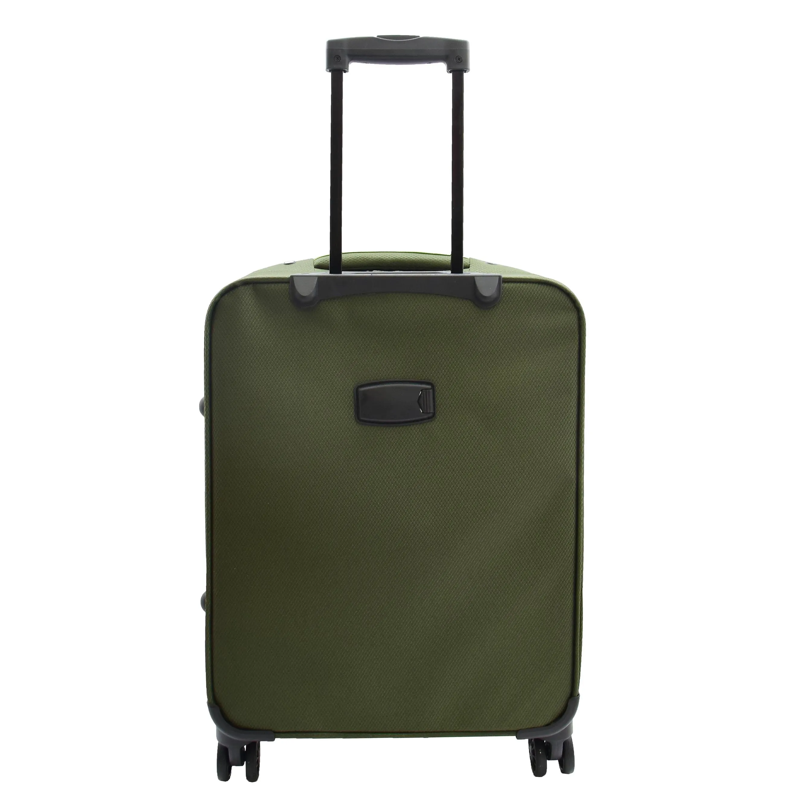 4 Wheel Suitcases Lightweight Soft Luggage Expandable Digit Lock Travel Bags Floaty Olive