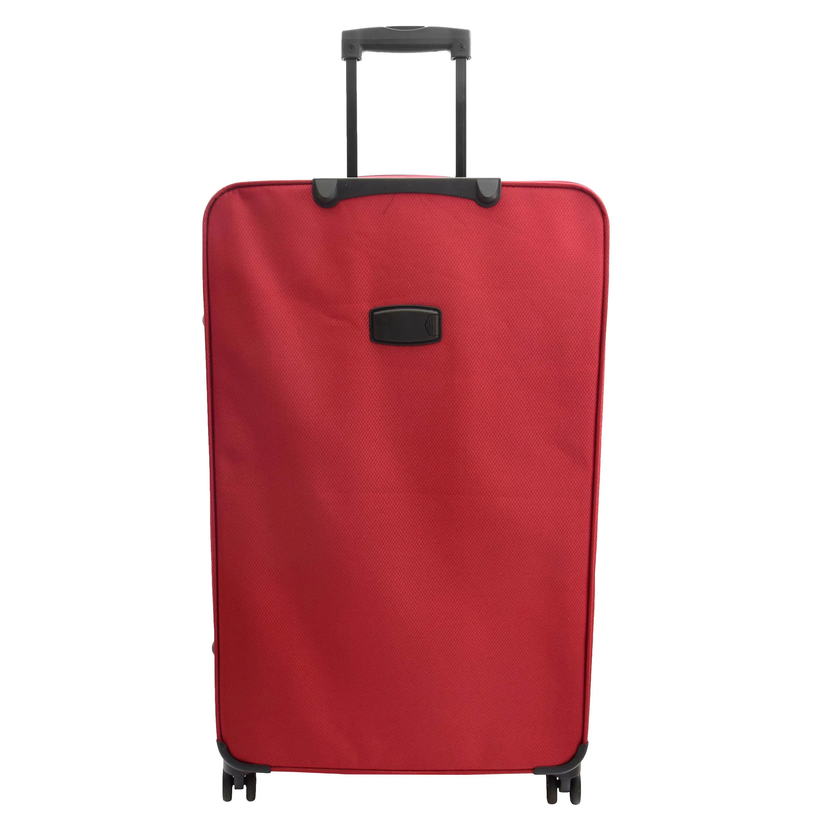 4 Wheel Suitcases Lightweight Soft Luggage Expandable Digit Lock Travel Bags Floaty Red