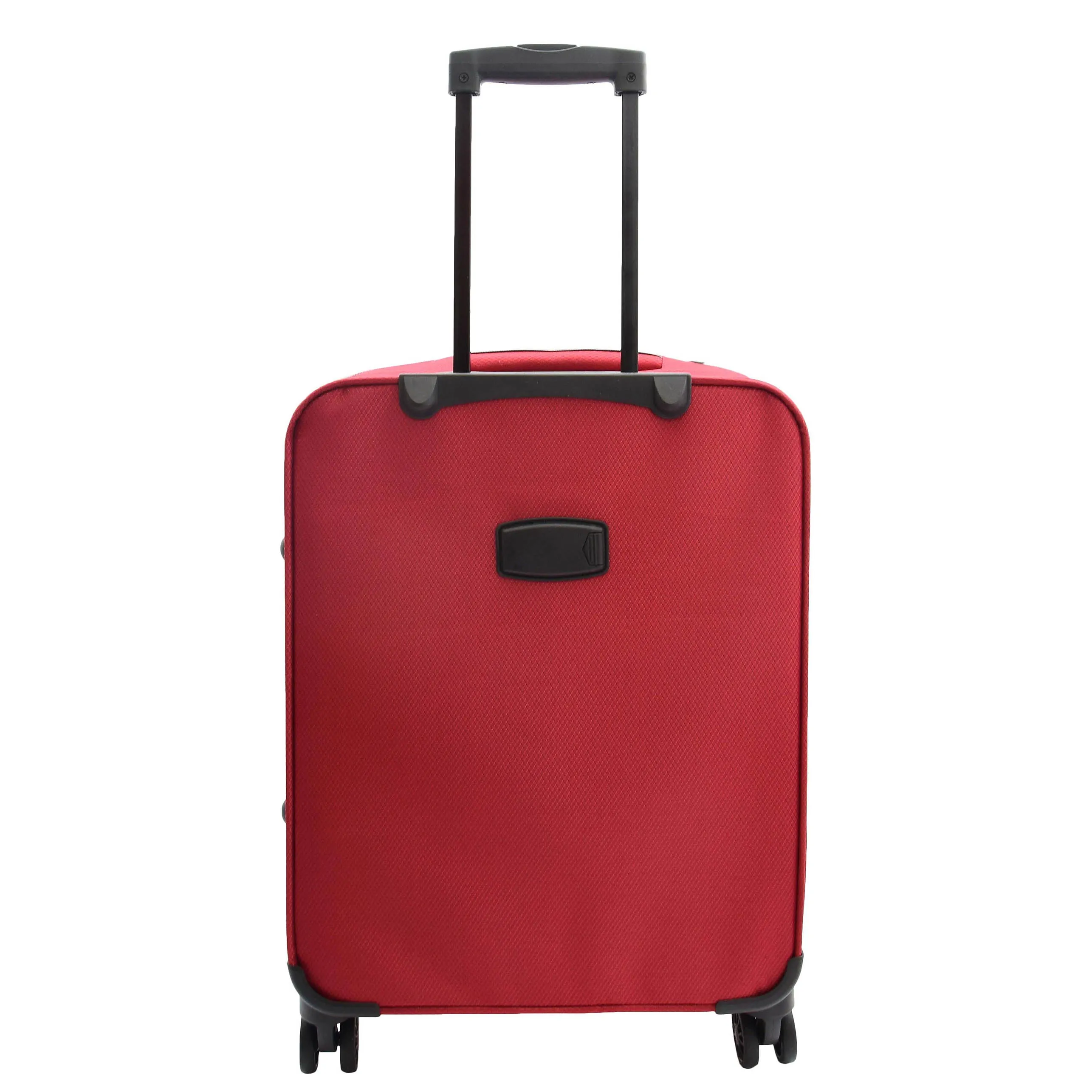 4 Wheel Suitcases Lightweight Soft Luggage Expandable Digit Lock Travel Bags Floaty Red