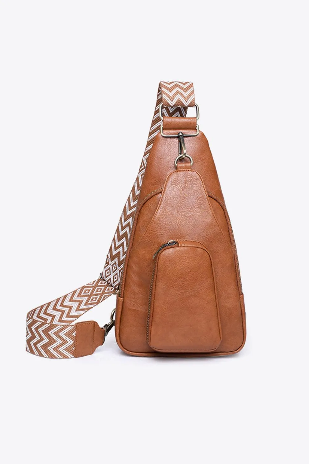 Adored Take A Trip PU Leather Sling Bag