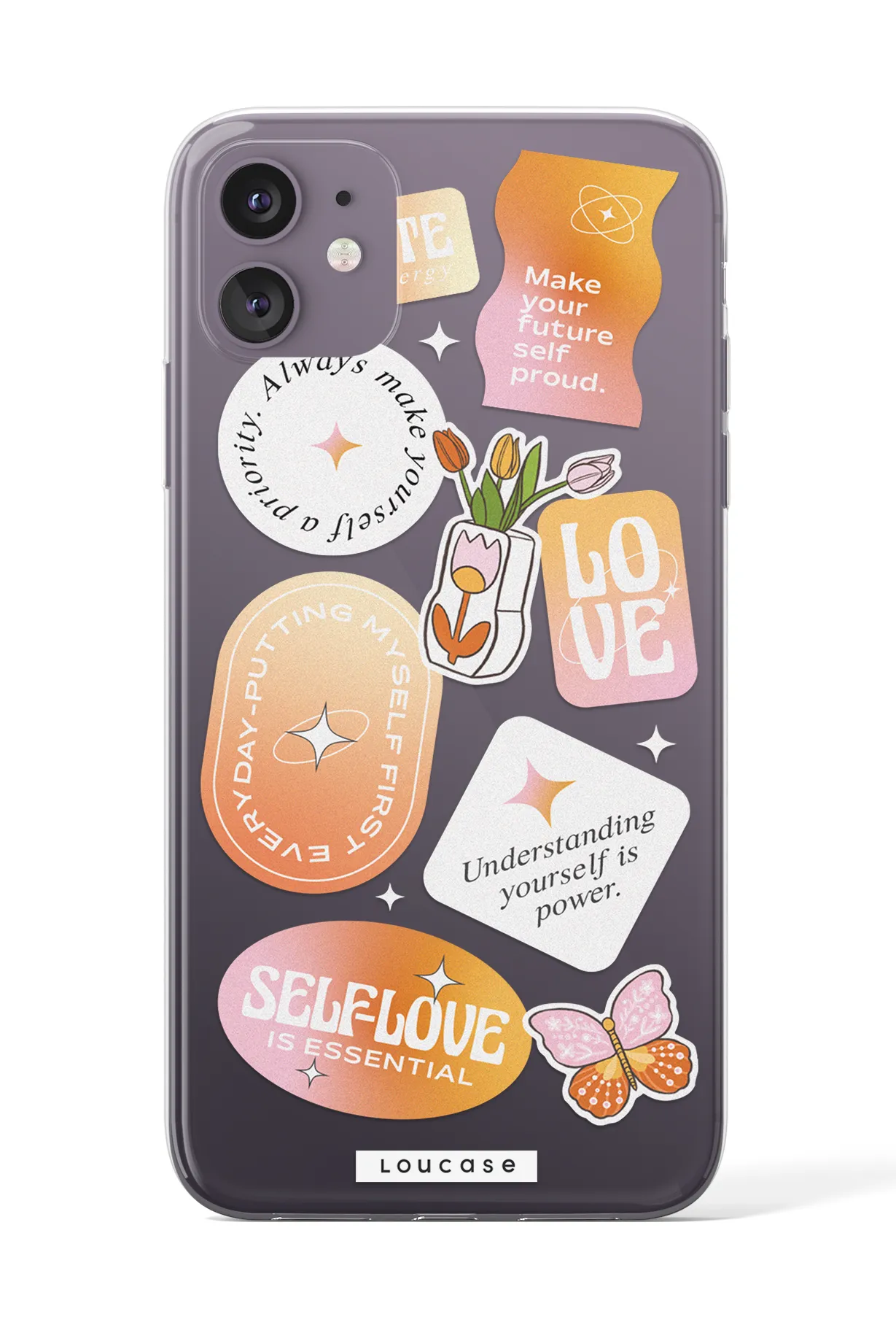 Affirmations - KLEARLUX™ Special Edition Tangy Love Collection Phone Case | LOUCASE