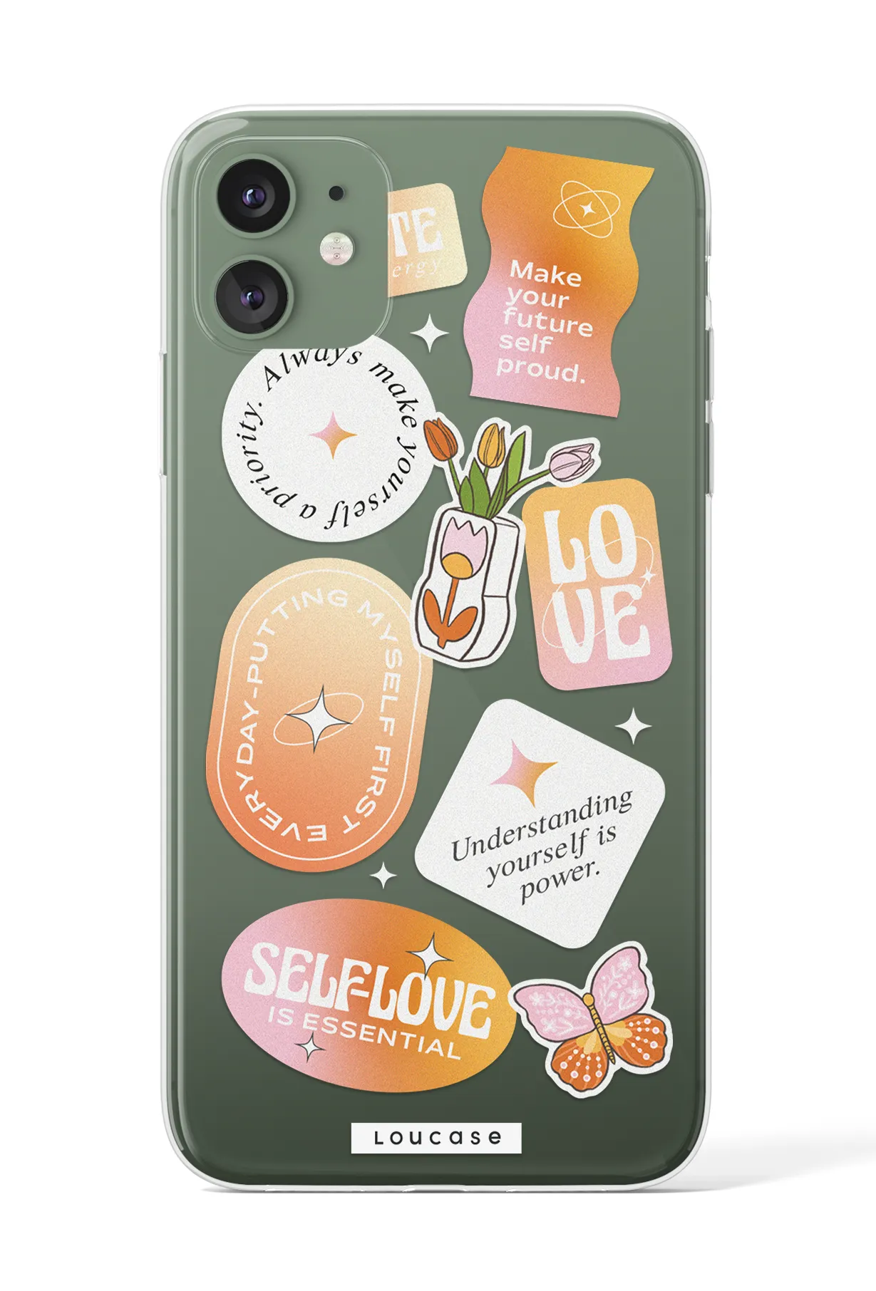 Affirmations - KLEARLUX™ Special Edition Tangy Love Collection Phone Case | LOUCASE