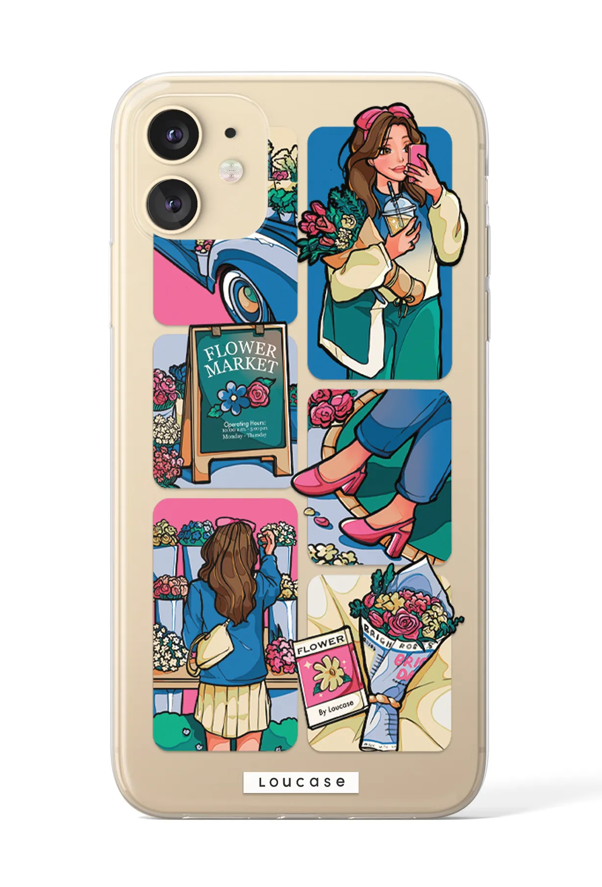 Amara - KLEARLUX™ Special Edition Sunday Market Collection Phone Case | LOUCASE