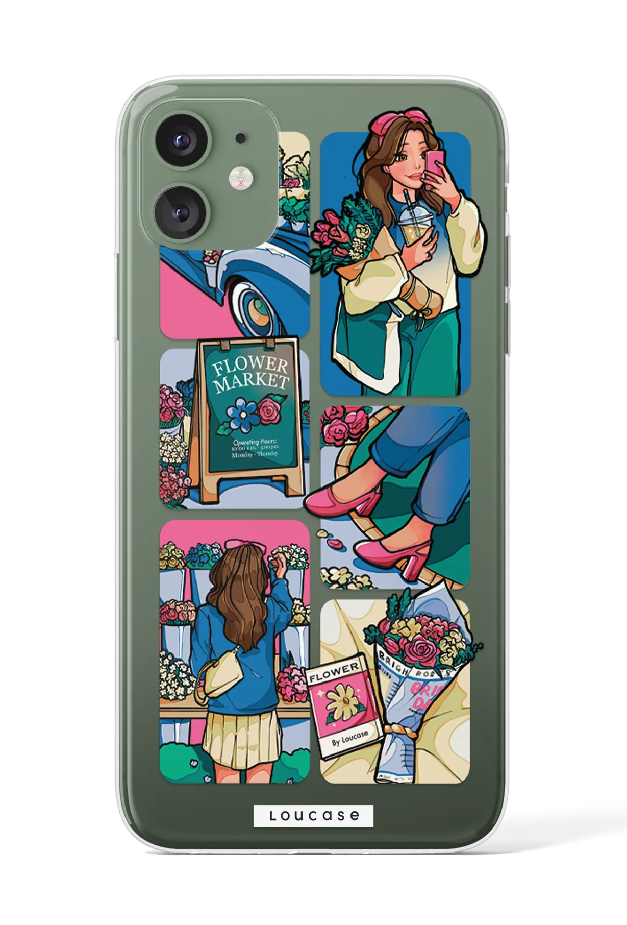 Amara - KLEARLUX™ Special Edition Sunday Market Collection Phone Case | LOUCASE