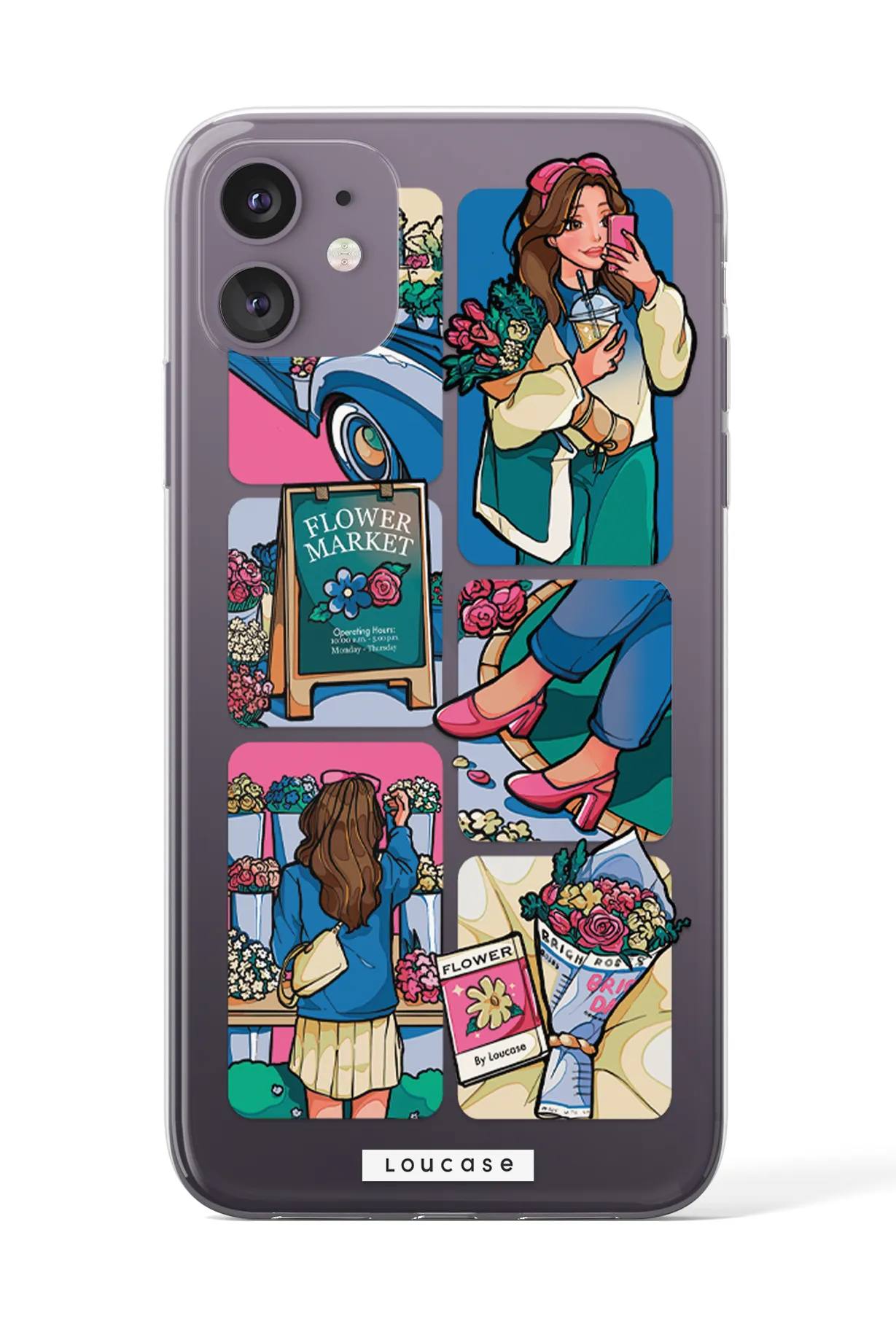 Amara - KLEARLUX™ Special Edition Sunday Market Collection Phone Case | LOUCASE