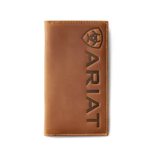 Ariat Men's Debossed Logo Leather Rodeo Wallet