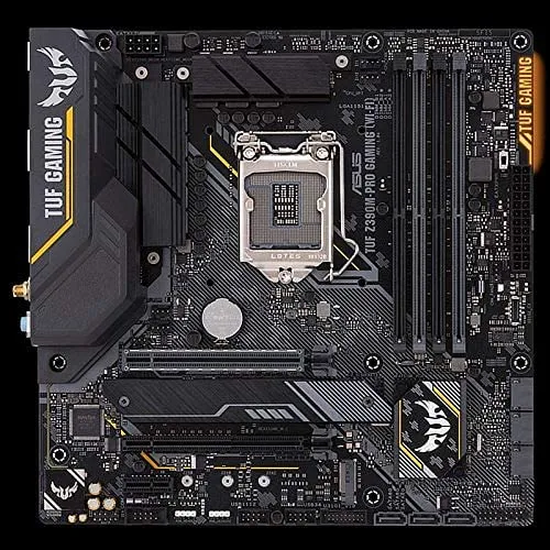 ASUS TUF Z390M-Pro Gaming (Wi-Fi) Motherboard LGA1151 (Intel 8th and 9th Gen) DDR4 DP HDMI M.2 Z390 Micro ATX USB 3.1 Gen2 (mATX)