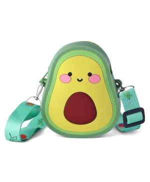 AVOCADO SILICON SLING BAG - YELLOW & GREEN