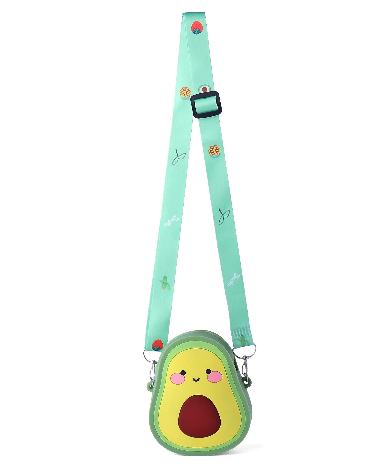 AVOCADO SILICON SLING BAG - YELLOW & GREEN