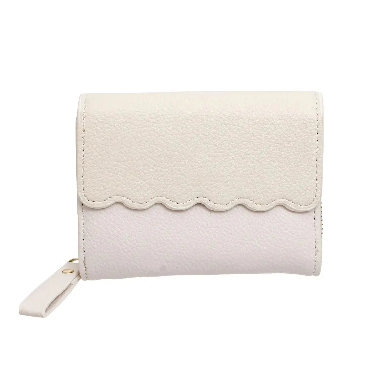 Beige Faux Leather Wallet for Women: Perfect Everyday Essential