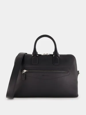 Black Leather Laptop Bag