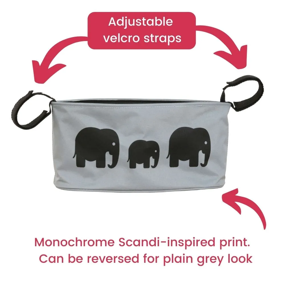 Buggy Organiser Bag - GREY ELEPHANT