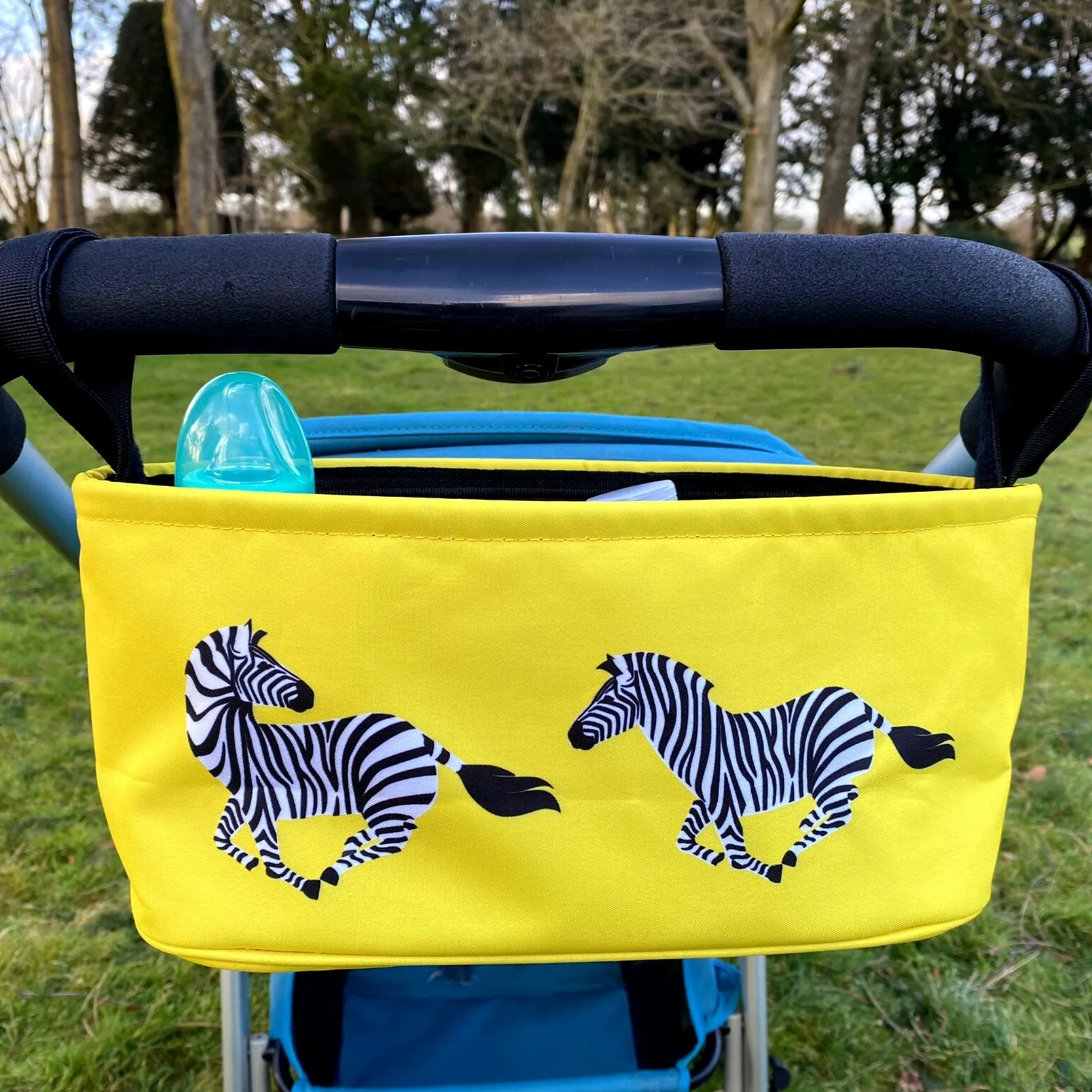 Buggy Organiser Bag - YELLOW ZEBRA