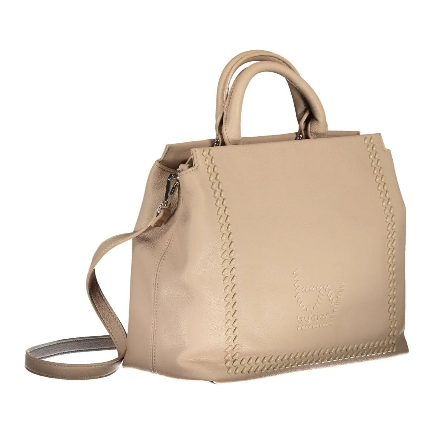 BYBLOS Beige Polyethylene Women Handbag