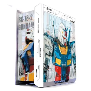 Case ASUS ROG Strix Helios GX601 Custom Gundam Theme, Mid Tower, white/pattern