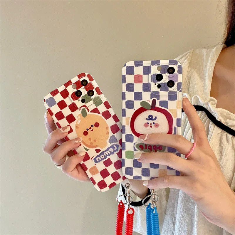 Chessboard Cartoon Phone Case