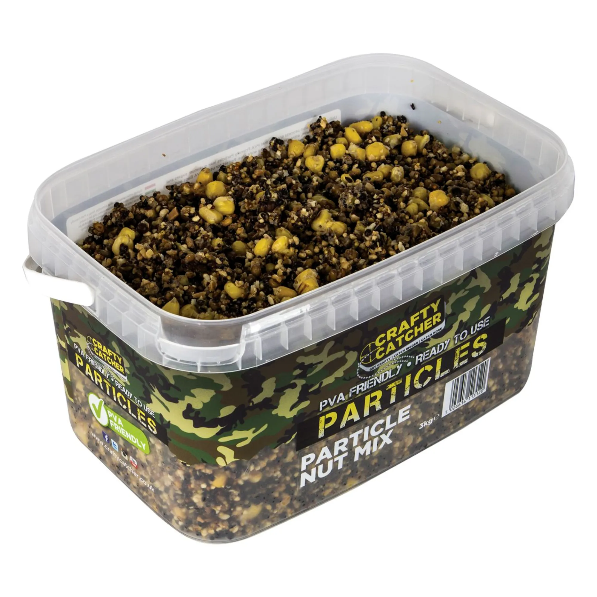 Crafty Catcher Particles - PVA Friendly and Ready to Use Bait for Effective Fishing - 3kg