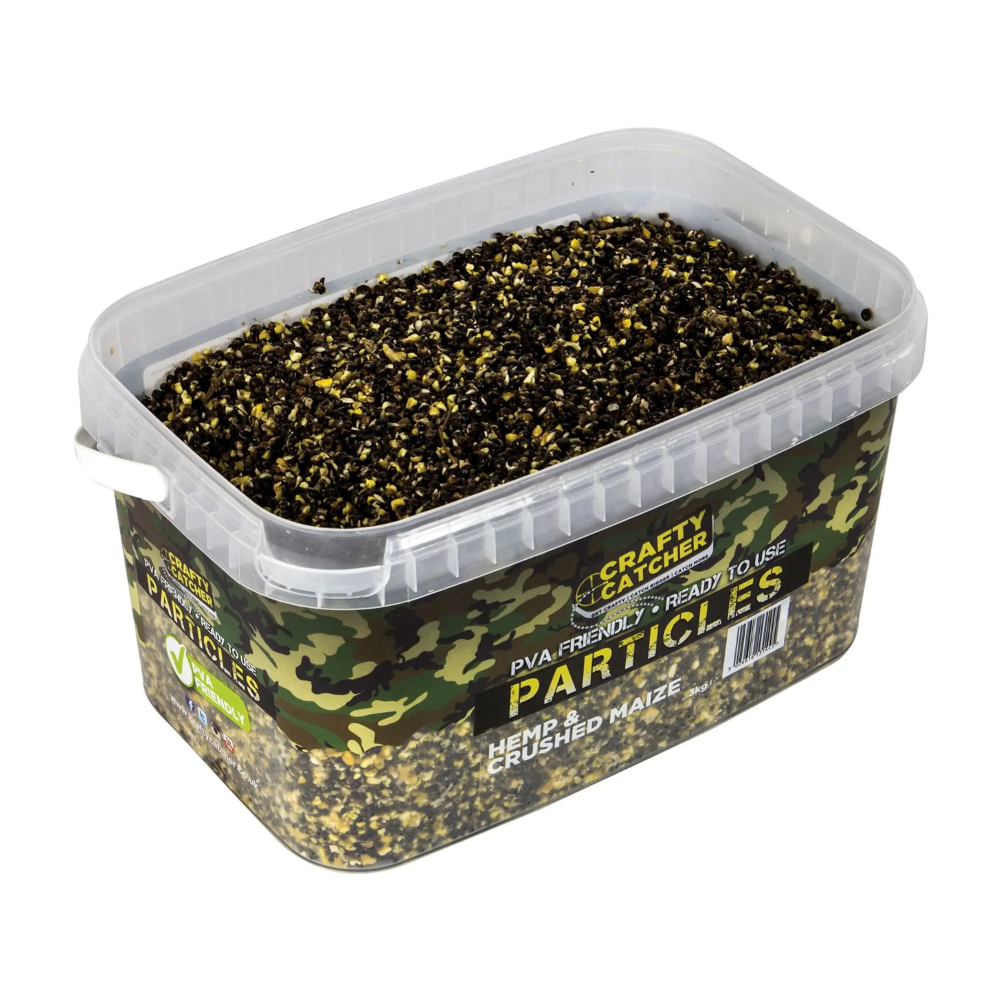 Crafty Catcher Particles - PVA Friendly and Ready to Use Bait for Effective Fishing - 3kg