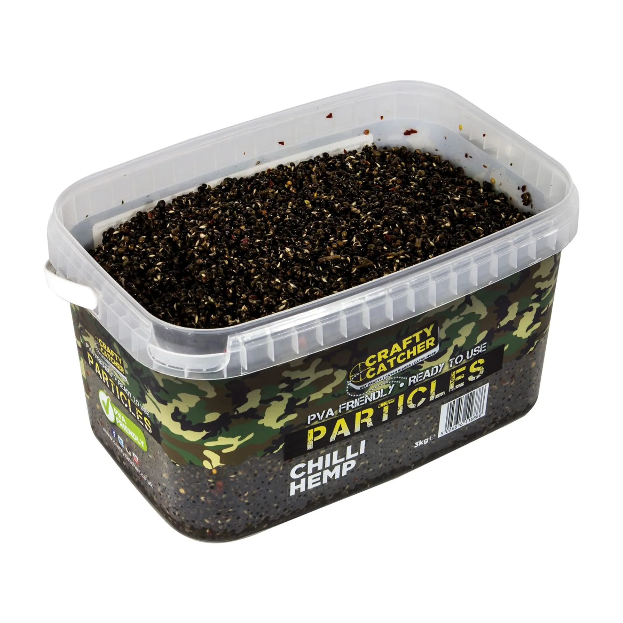 Crafty Catcher Particles - PVA Friendly and Ready to Use Bait for Effective Fishing - 3kg