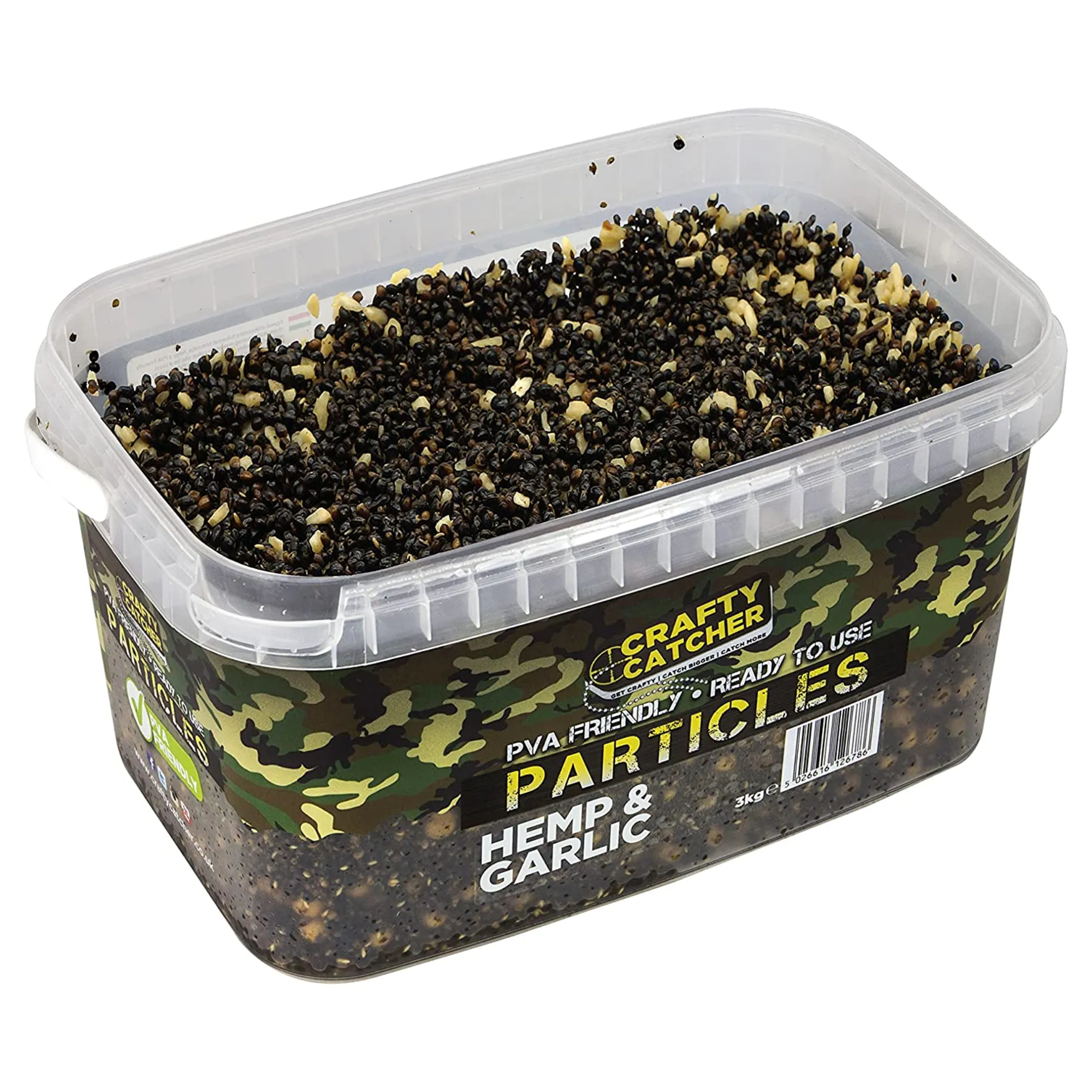 Crafty Catcher Particles - PVA Friendly and Ready to Use Bait for Effective Fishing - 3kg