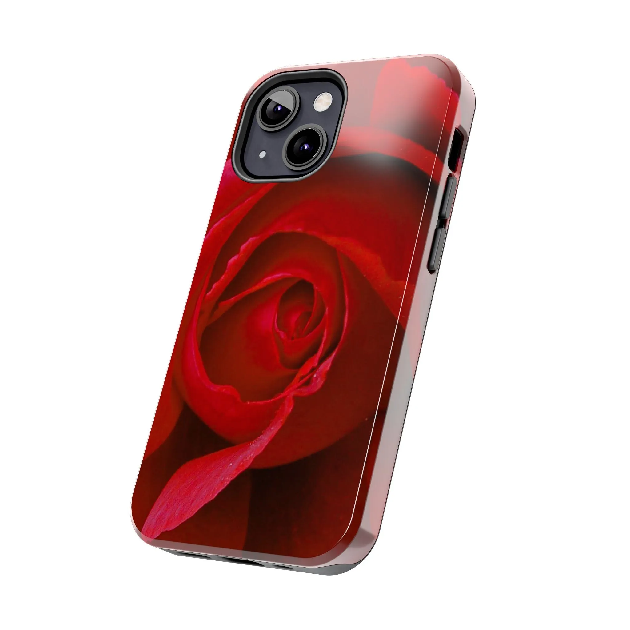 Crimson Bloom: Timeless Elegance - Tough Phone Cases