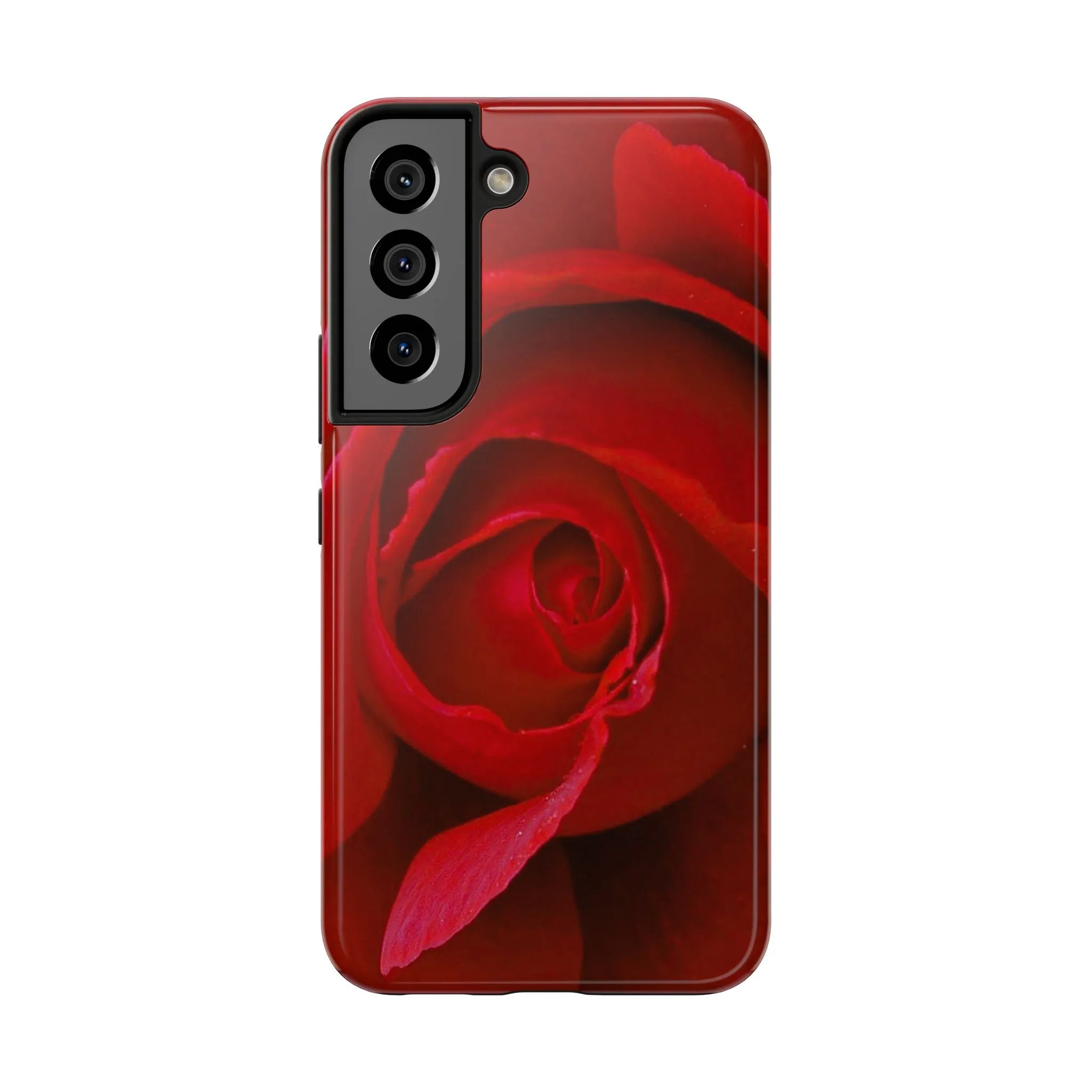 Crimson Bloom: Timeless Elegance - Tough Phone Cases