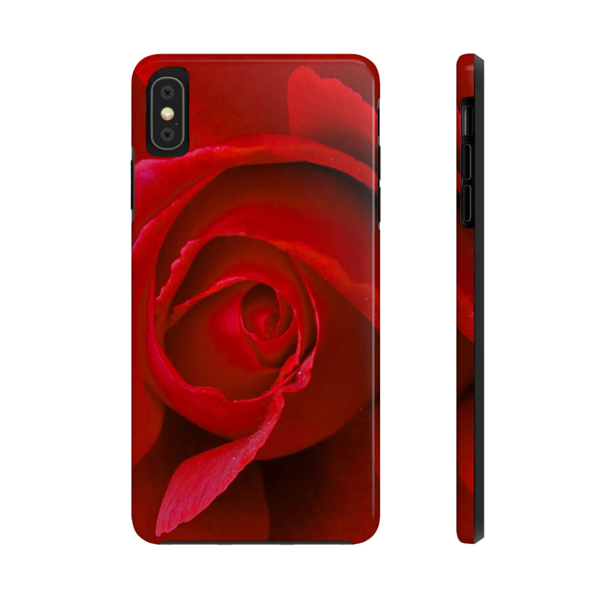 Crimson Bloom: Timeless Elegance - Tough Phone Cases