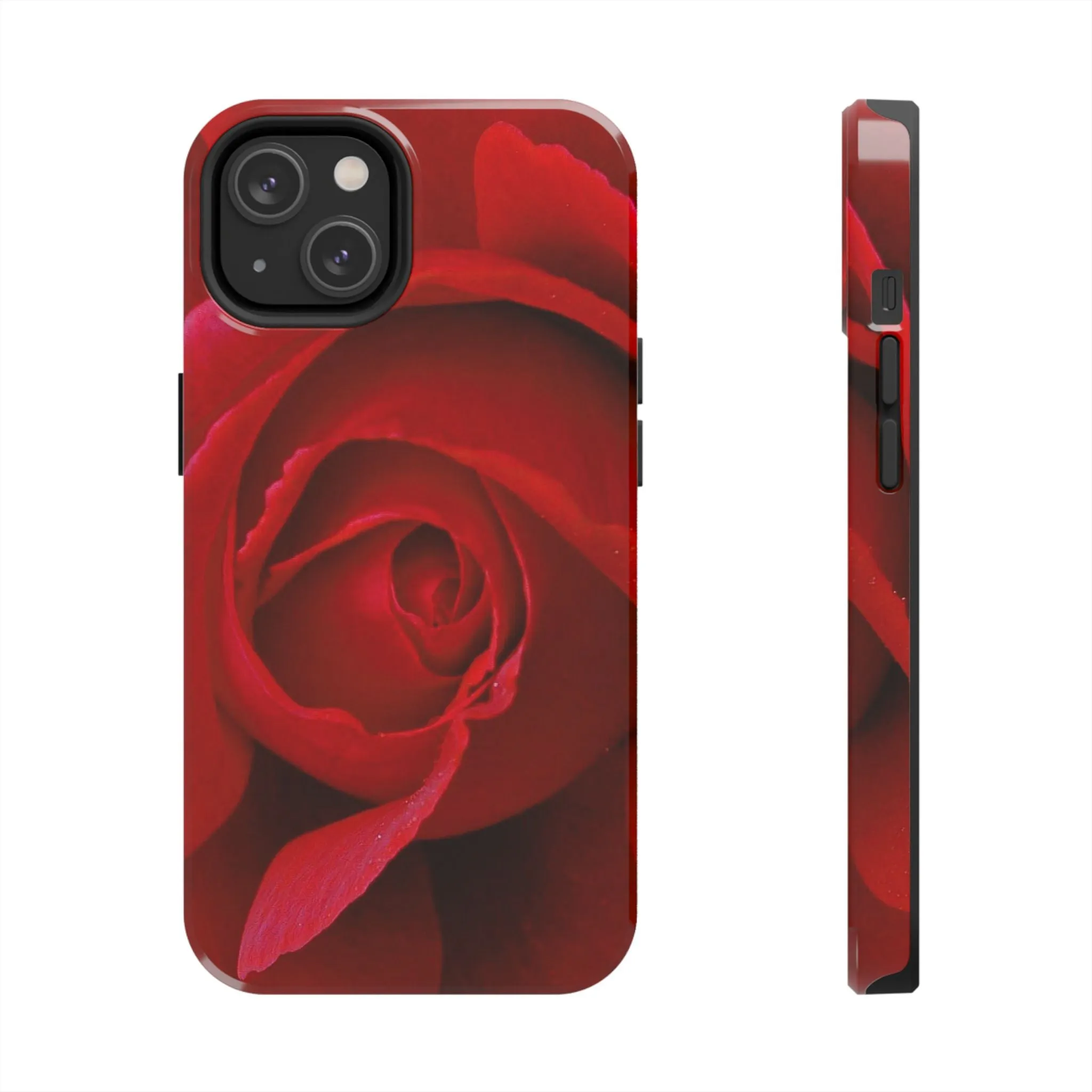 Crimson Bloom: Timeless Elegance - Tough Phone Cases