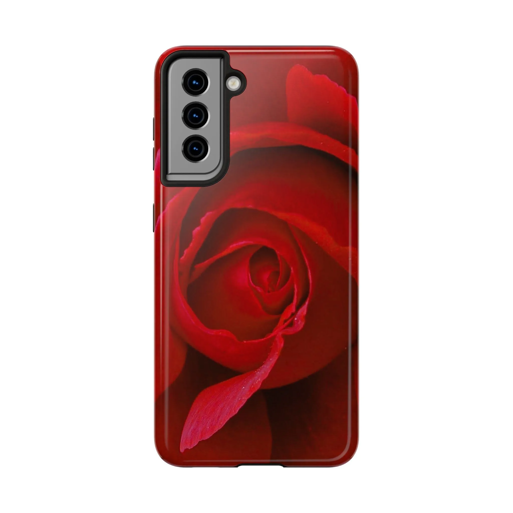 Crimson Bloom: Timeless Elegance - Tough Phone Cases