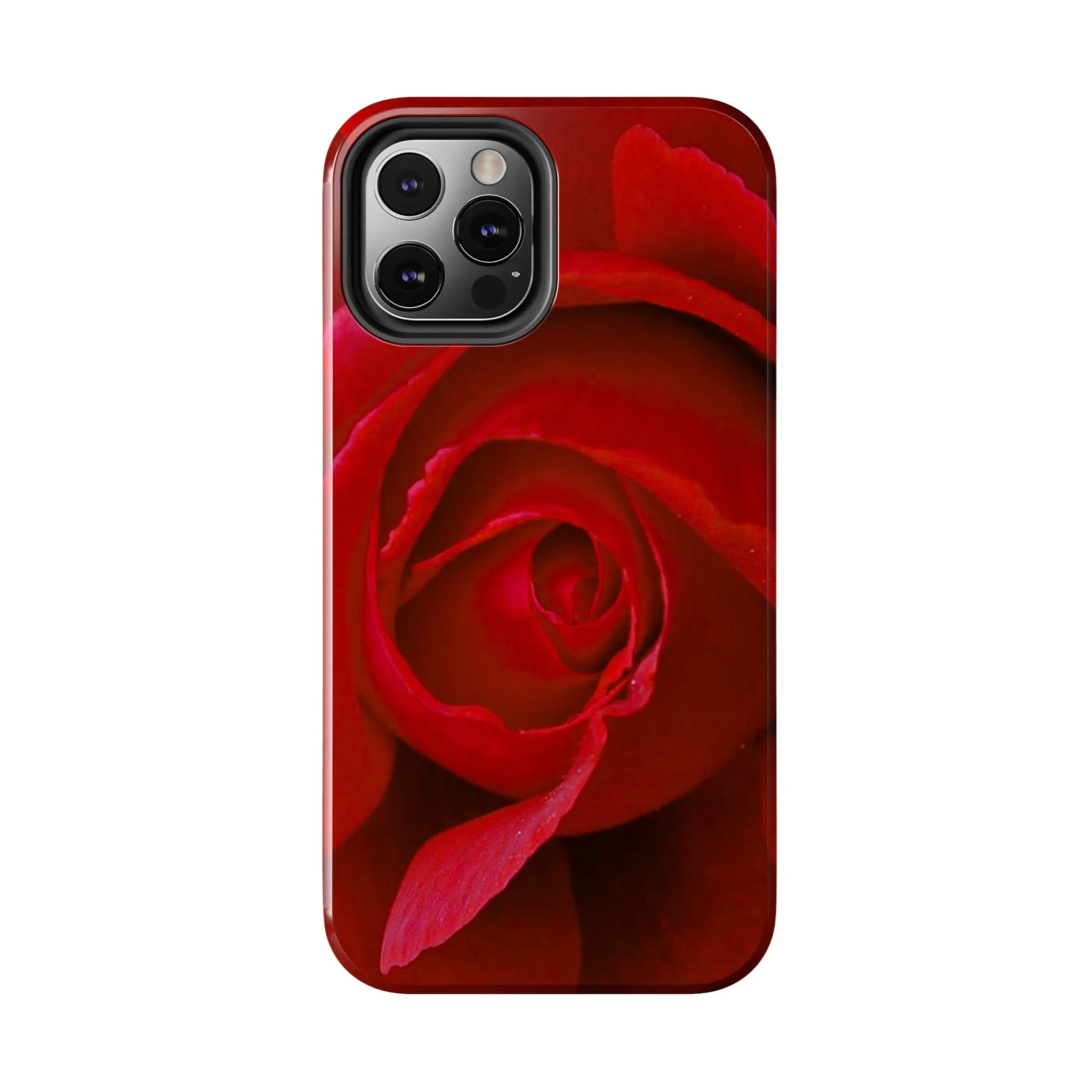 Crimson Bloom: Timeless Elegance - Tough Phone Cases