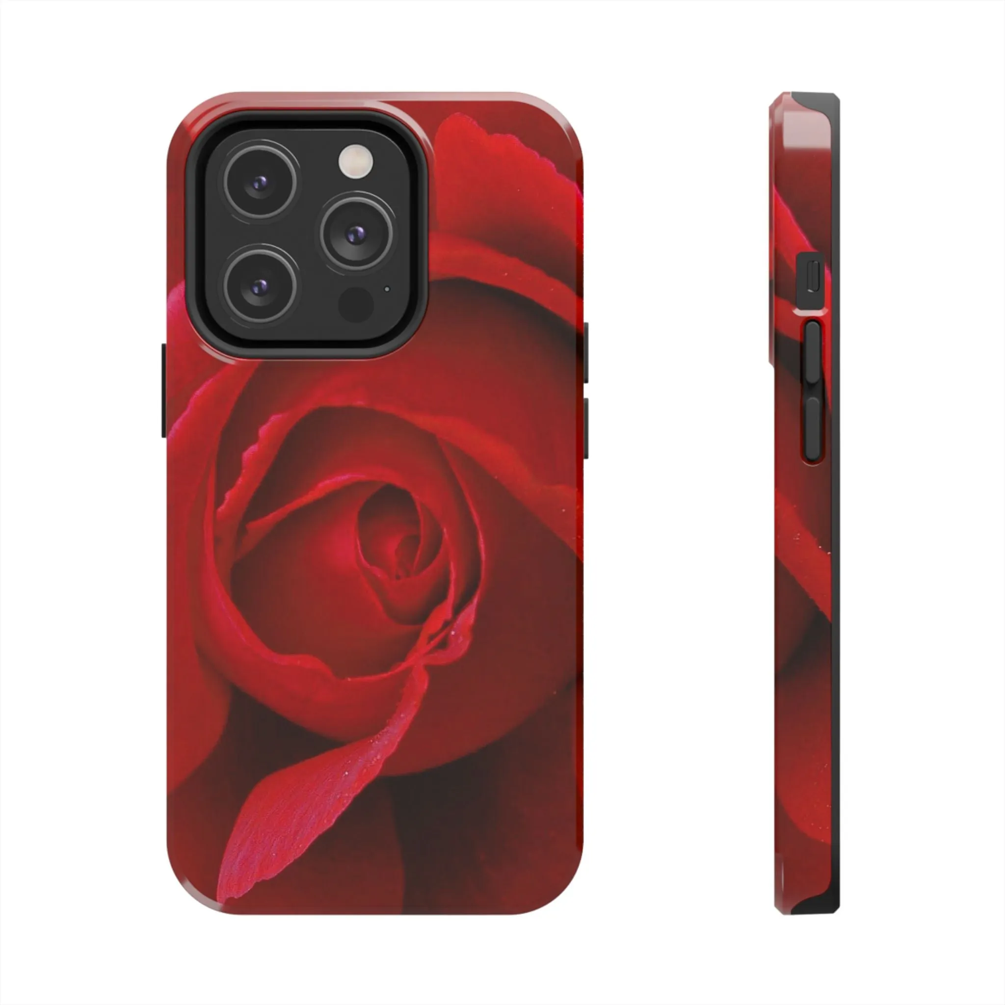 Crimson Bloom: Timeless Elegance - Tough Phone Cases