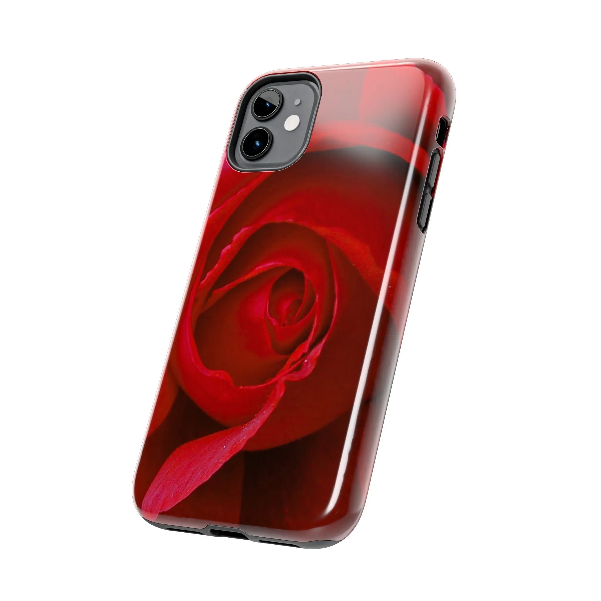 Crimson Bloom: Timeless Elegance - Tough Phone Cases