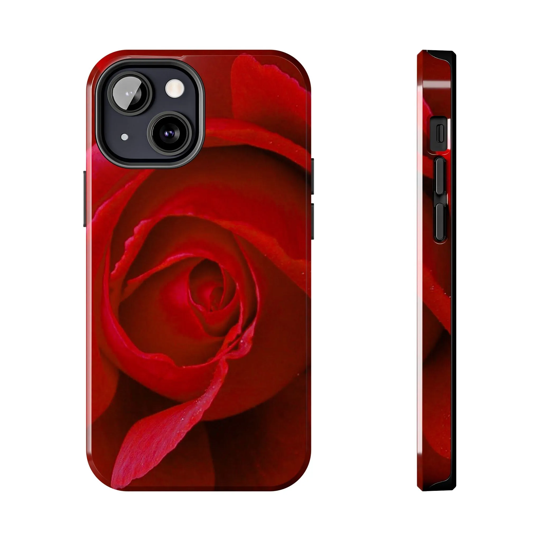 Crimson Bloom: Timeless Elegance - Tough Phone Cases