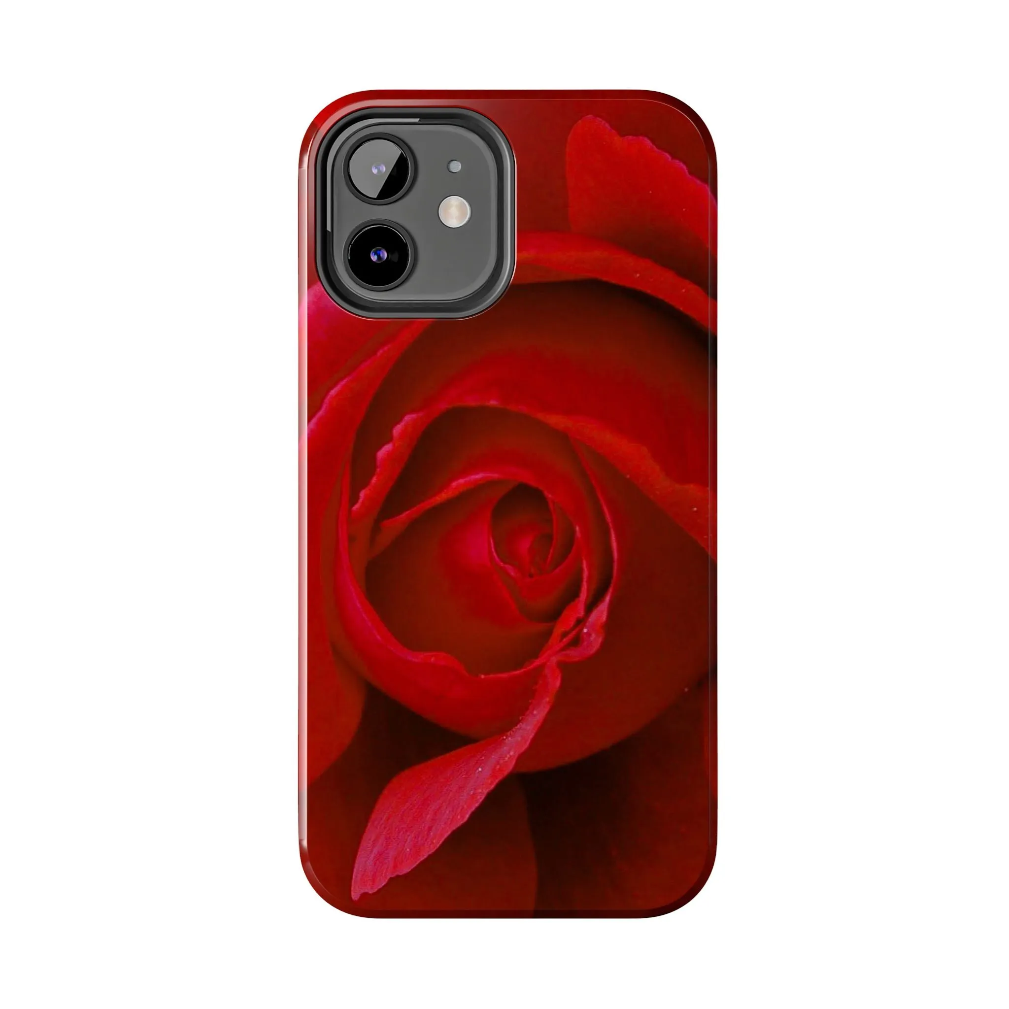 Crimson Bloom: Timeless Elegance - Tough Phone Cases