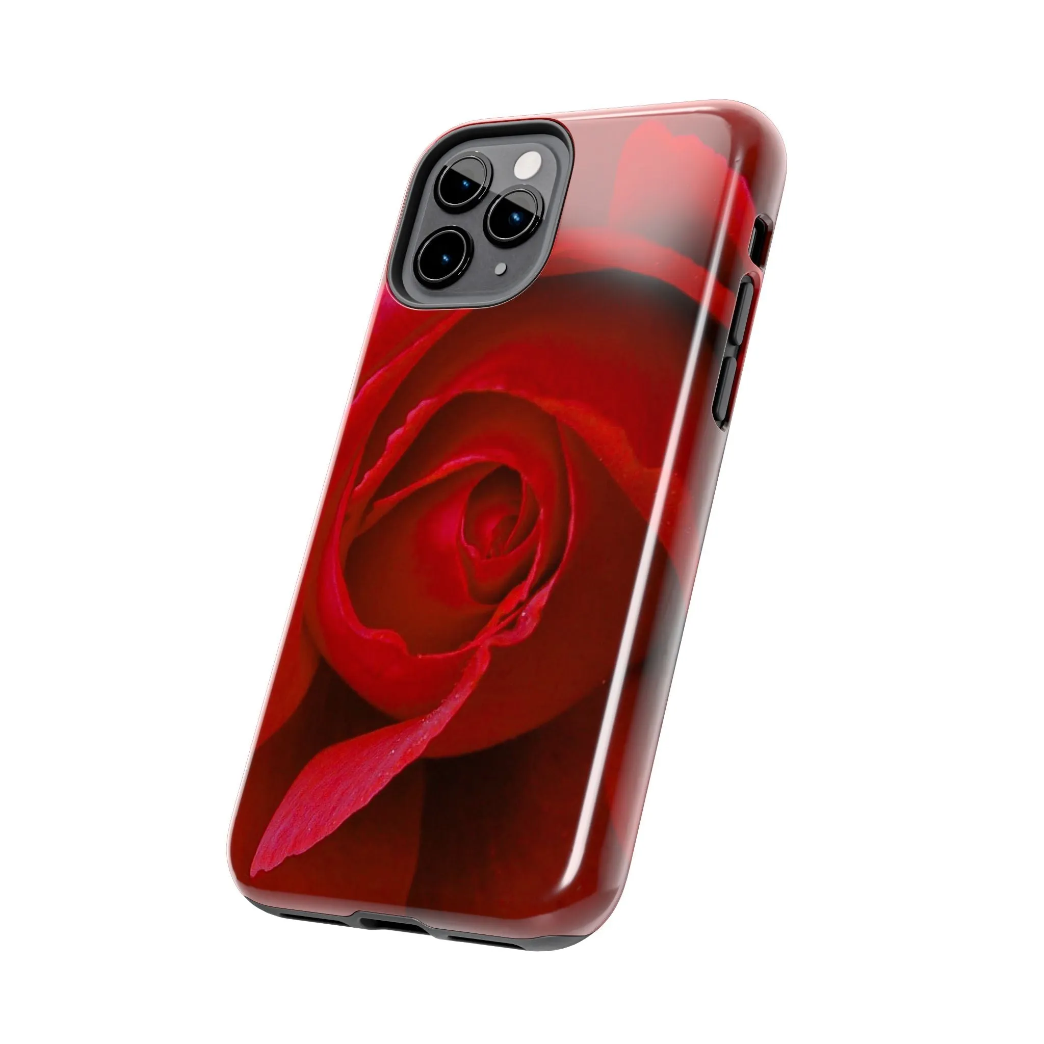 Crimson Bloom: Timeless Elegance - Tough Phone Cases