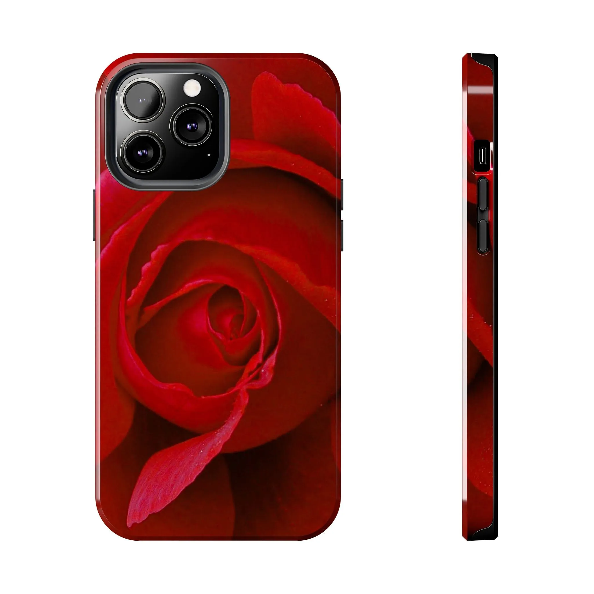 Crimson Bloom: Timeless Elegance - Tough Phone Cases