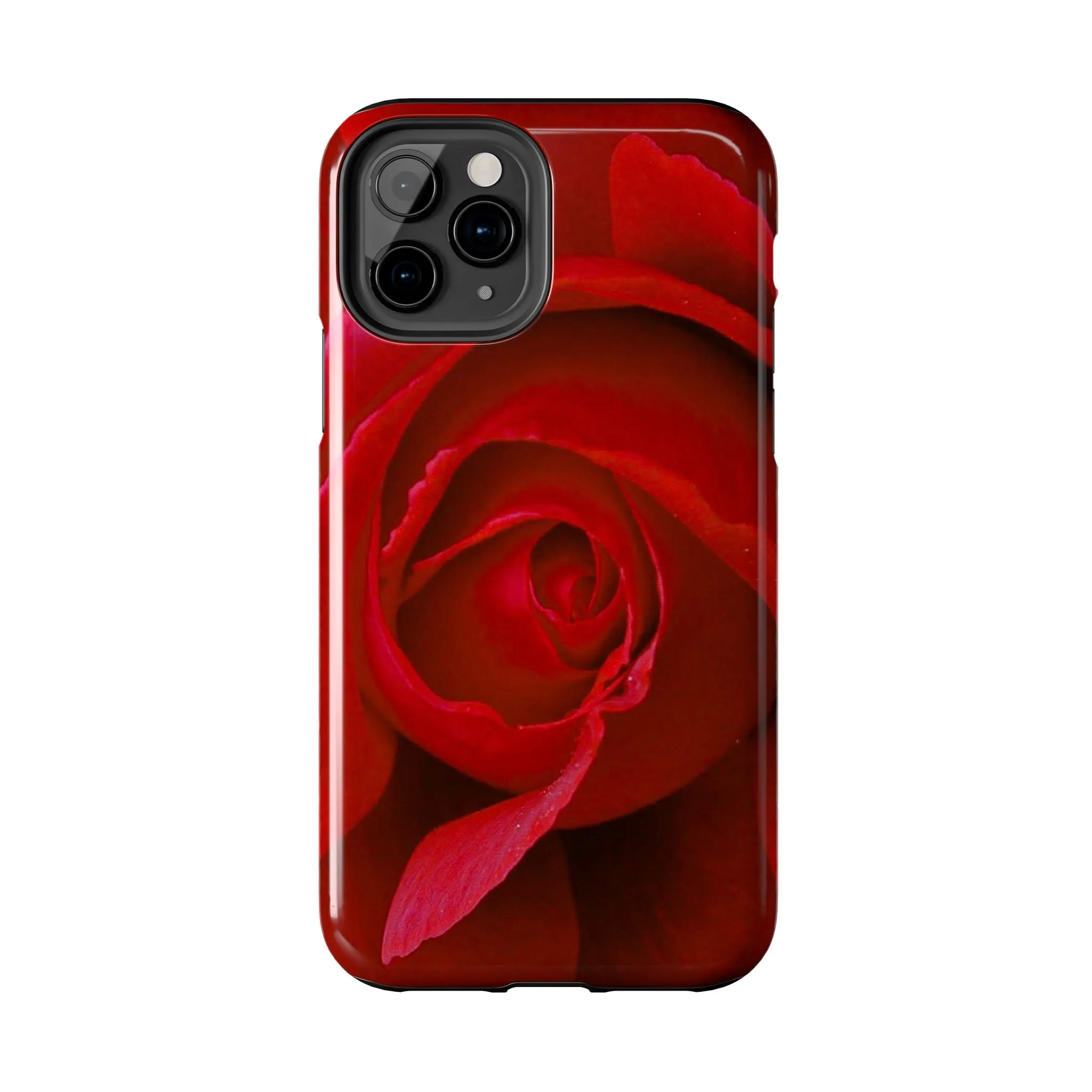 Crimson Bloom: Timeless Elegance - Tough Phone Cases