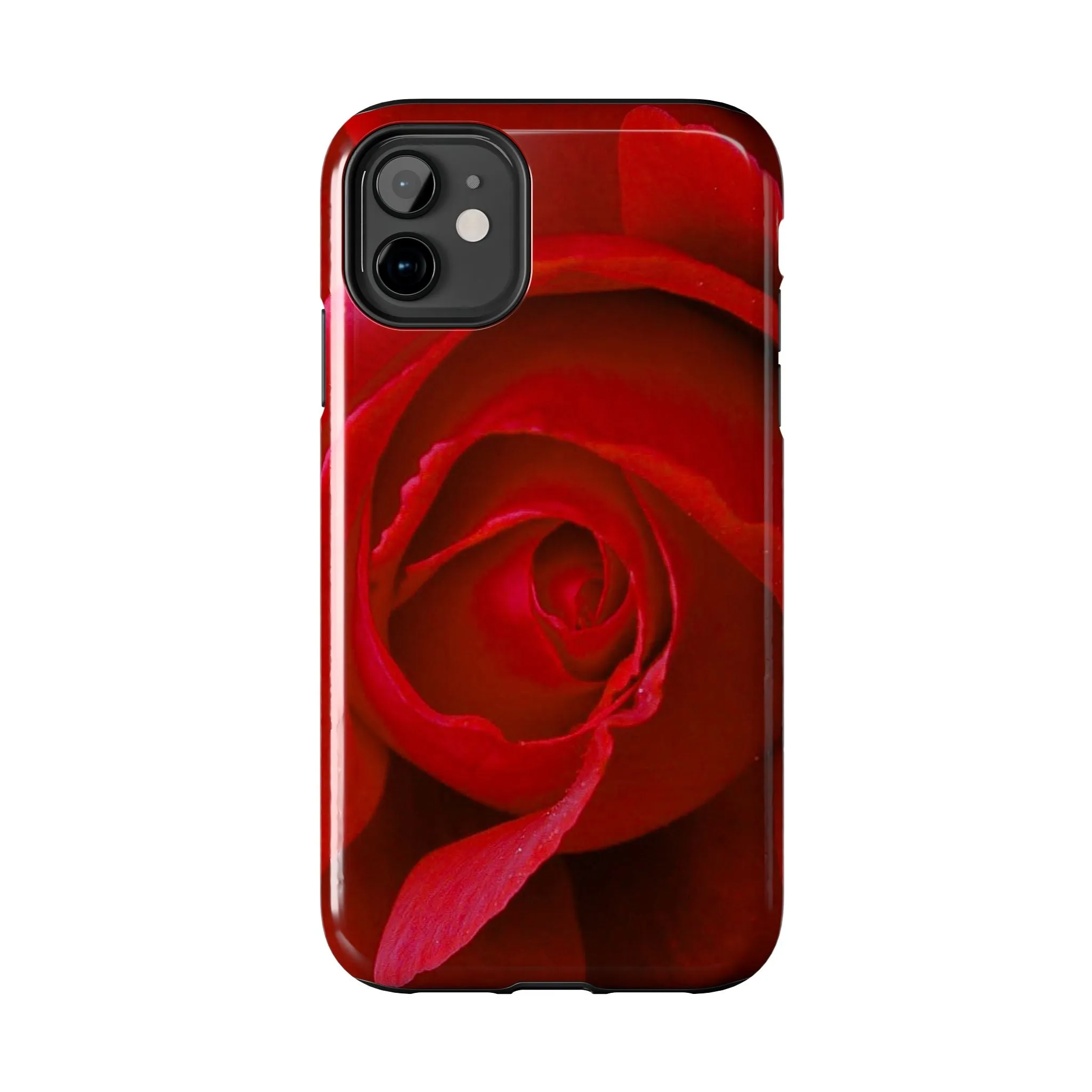 Crimson Bloom: Timeless Elegance - Tough Phone Cases