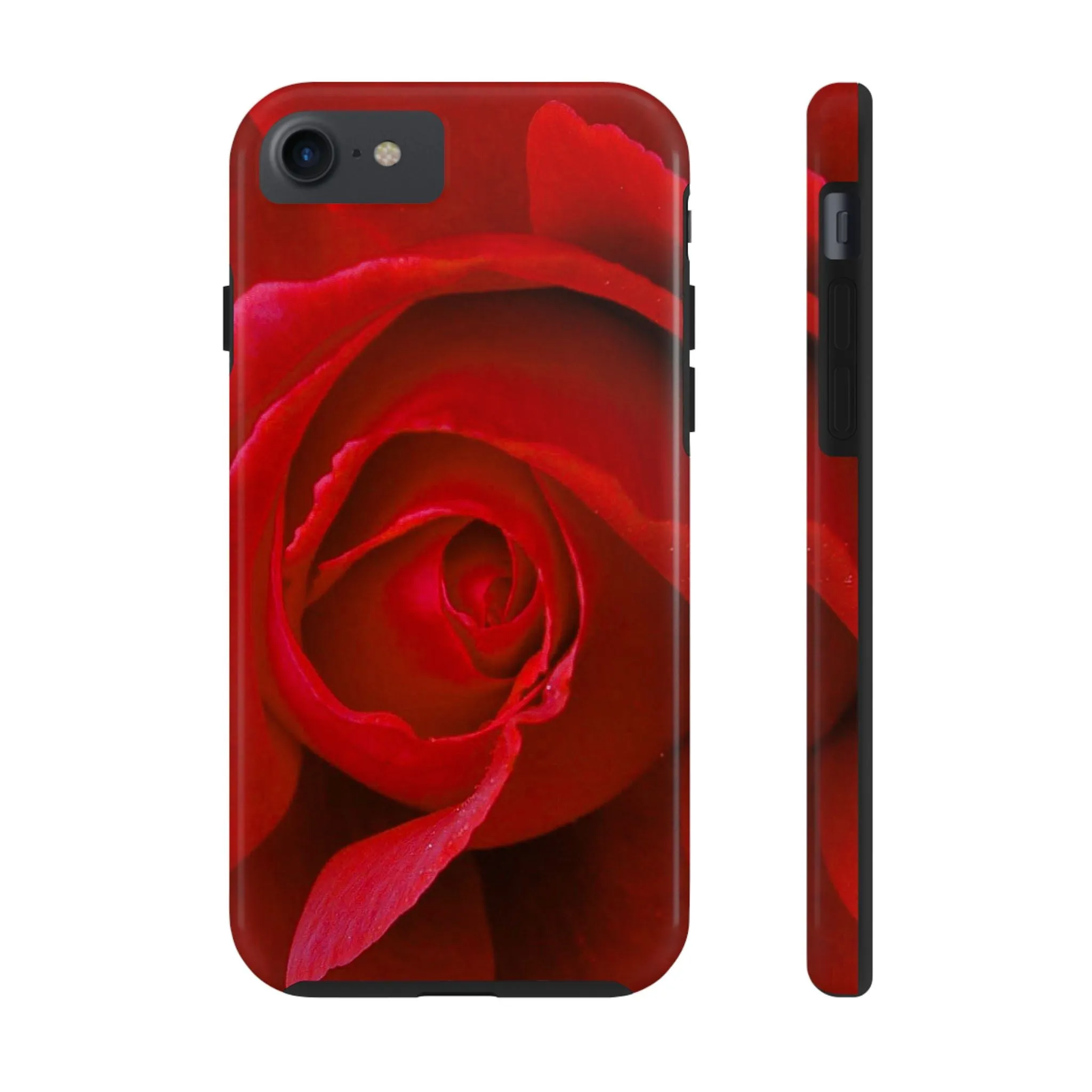 Crimson Bloom: Timeless Elegance - Tough Phone Cases