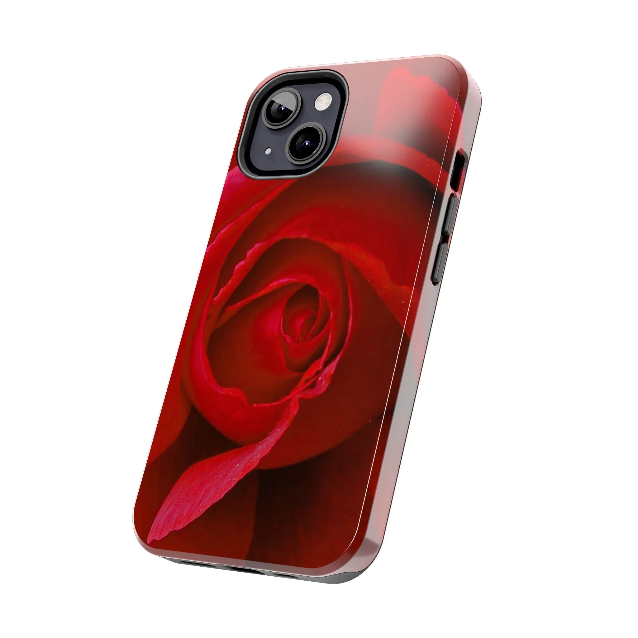 Crimson Bloom: Timeless Elegance - Tough Phone Cases