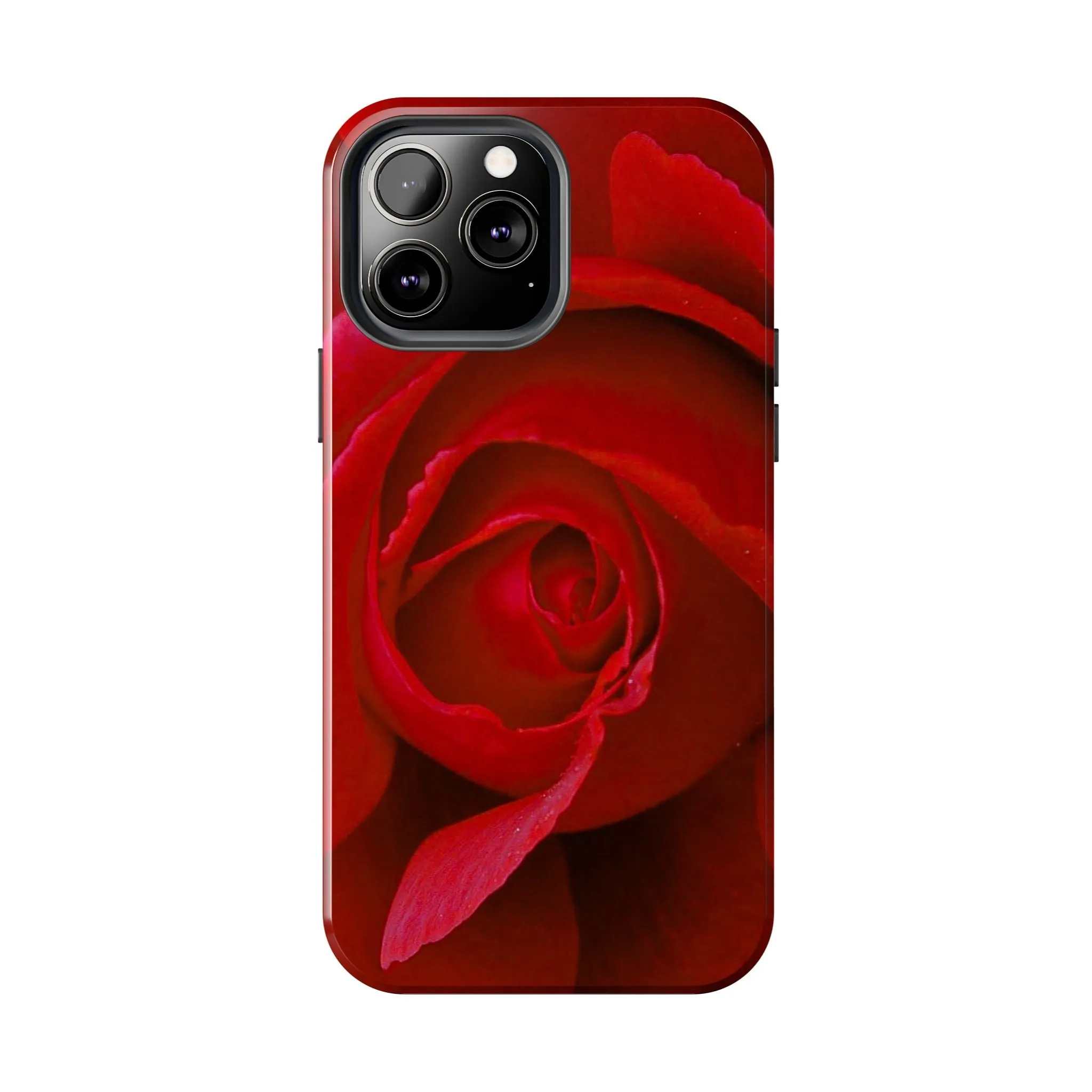 Crimson Bloom: Timeless Elegance - Tough Phone Cases