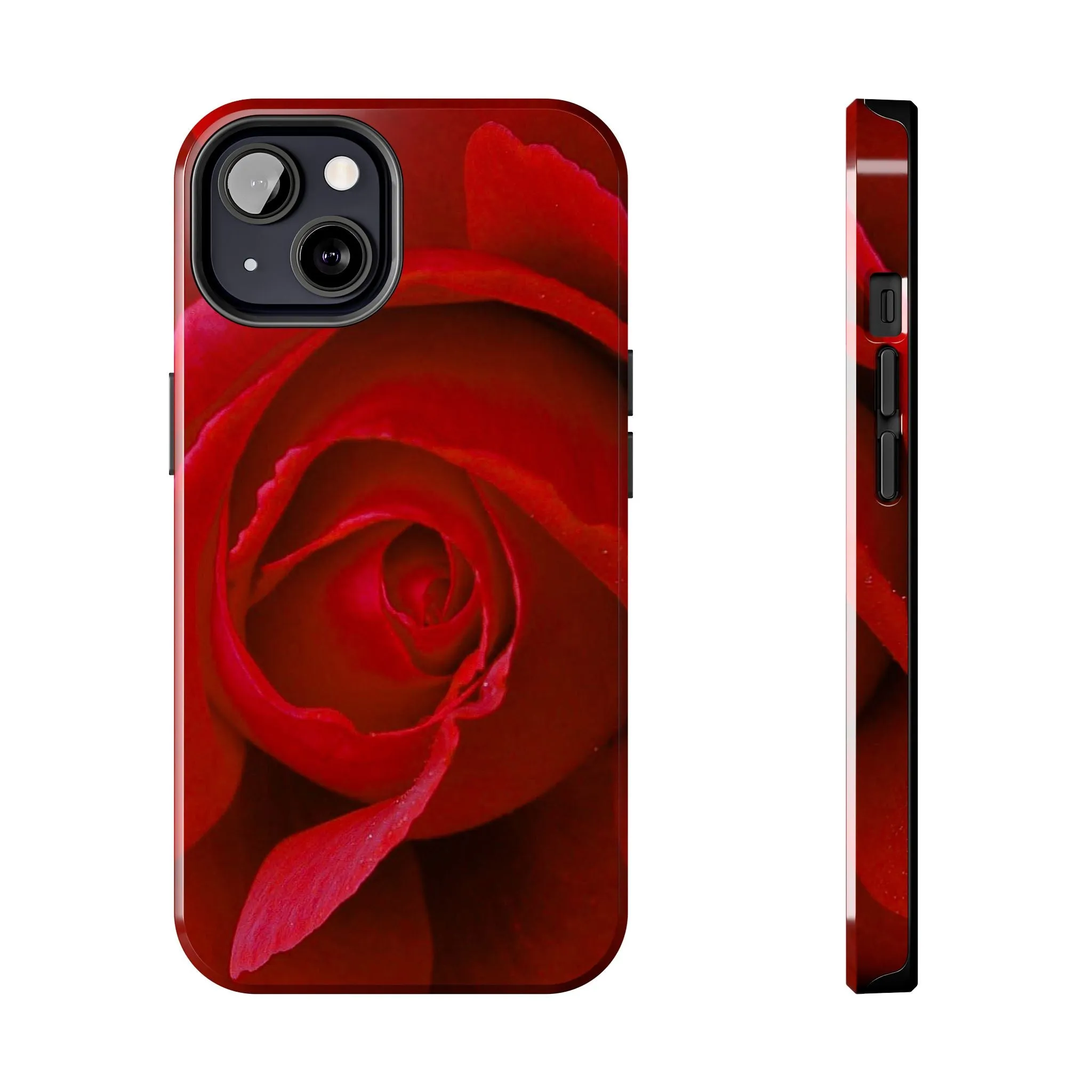 Crimson Bloom: Timeless Elegance - Tough Phone Cases