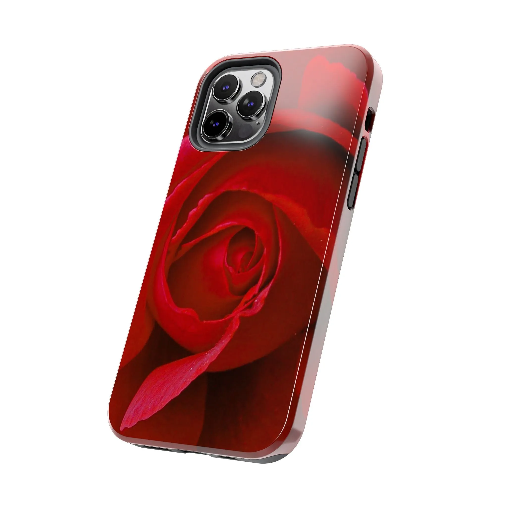 Crimson Bloom: Timeless Elegance - Tough Phone Cases