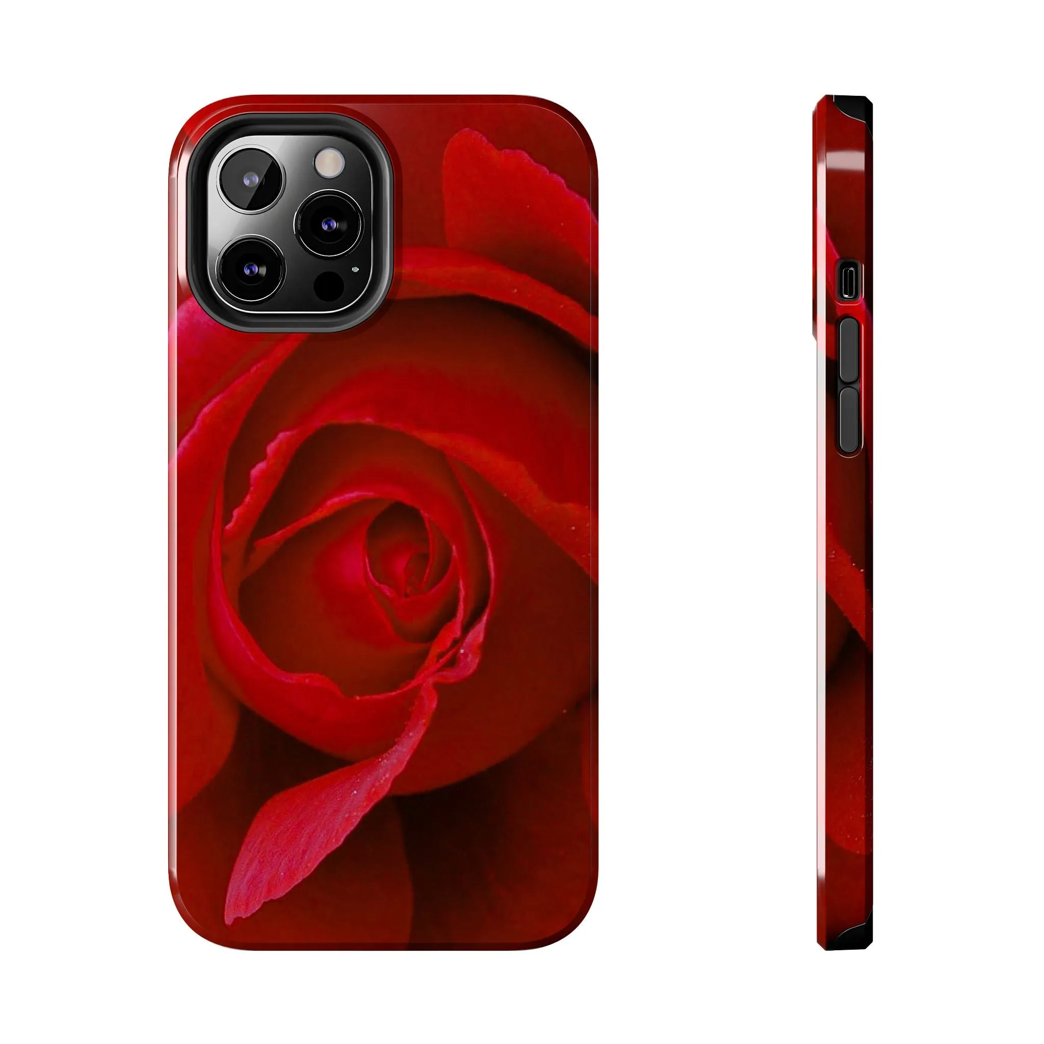 Crimson Bloom: Timeless Elegance - Tough Phone Cases