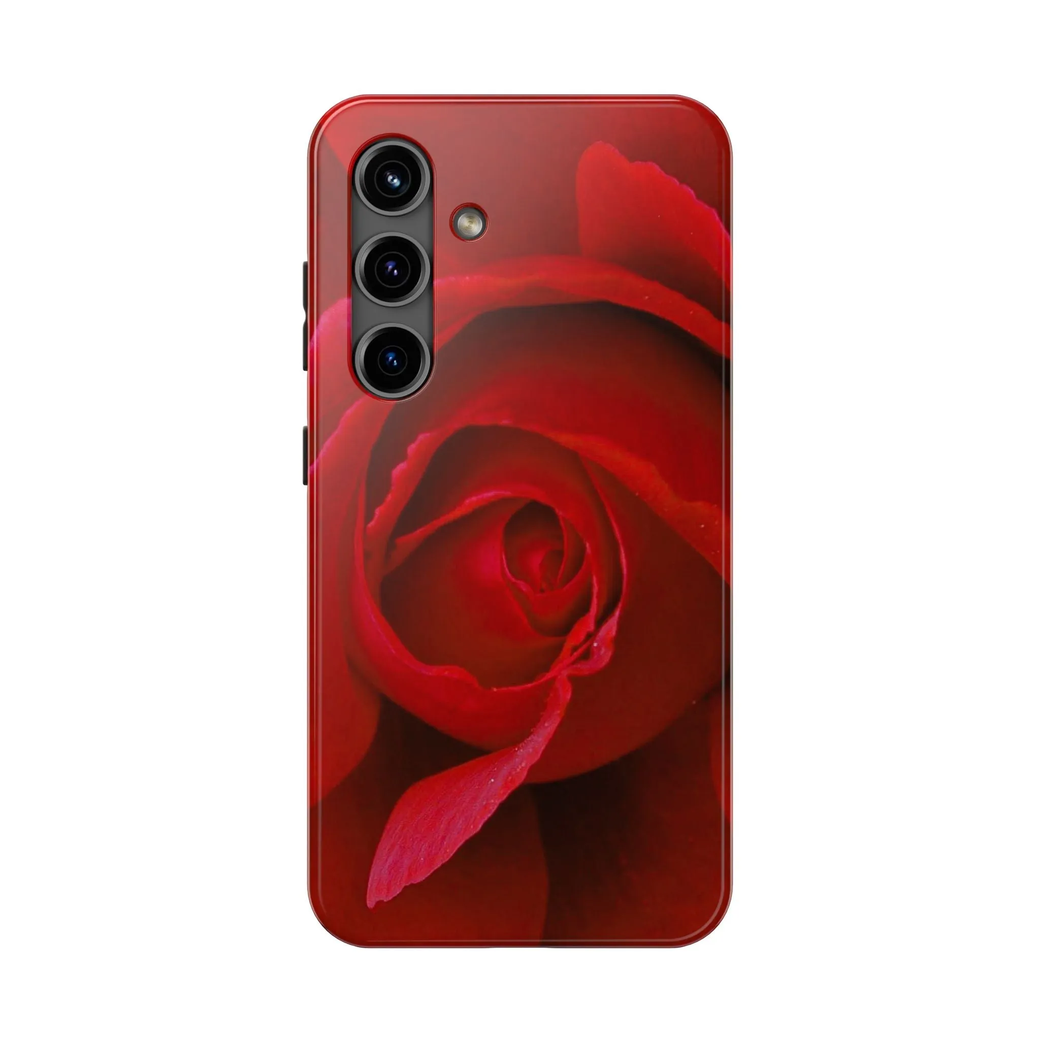 Crimson Bloom: Timeless Elegance - Tough Phone Cases