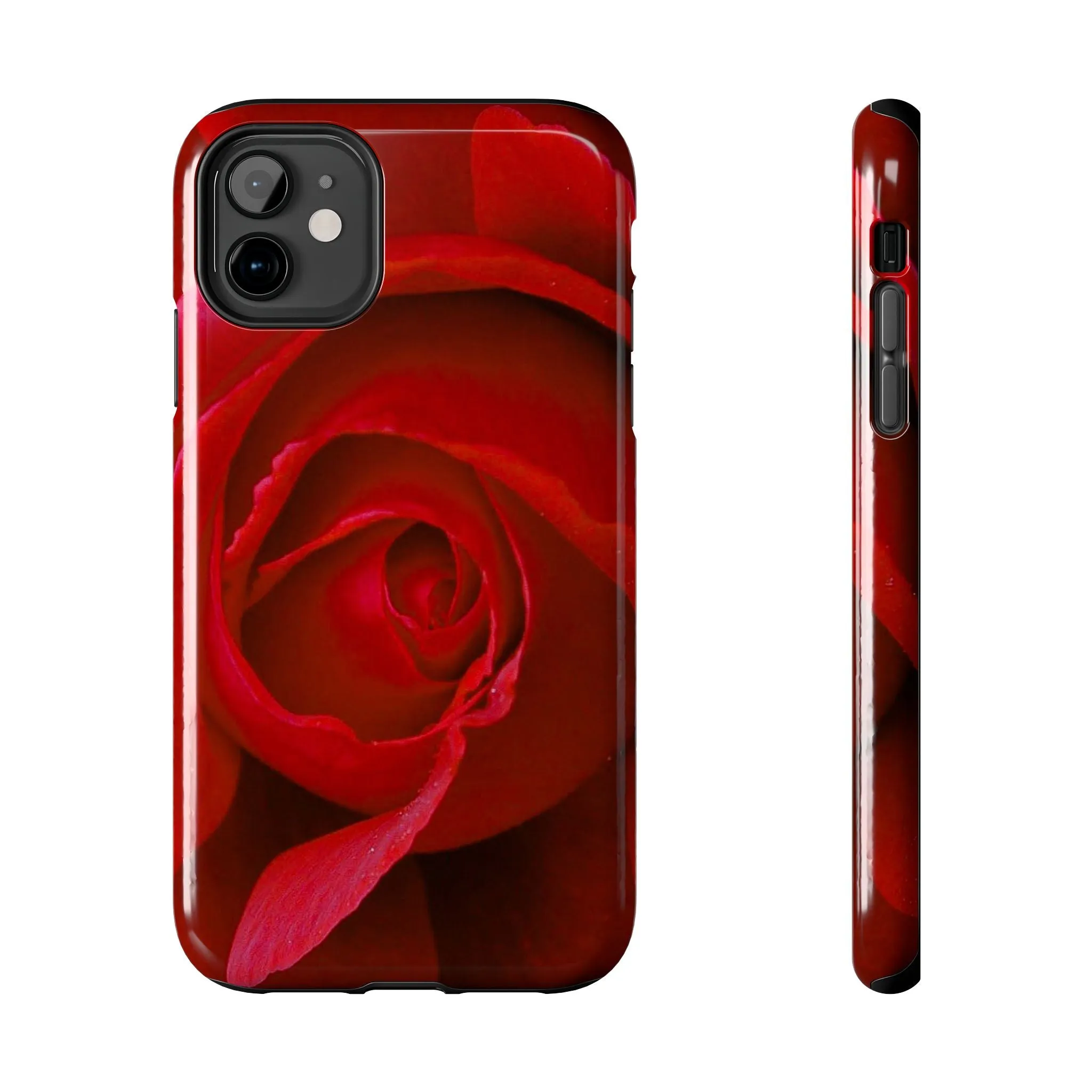 Crimson Bloom: Timeless Elegance - Tough Phone Cases