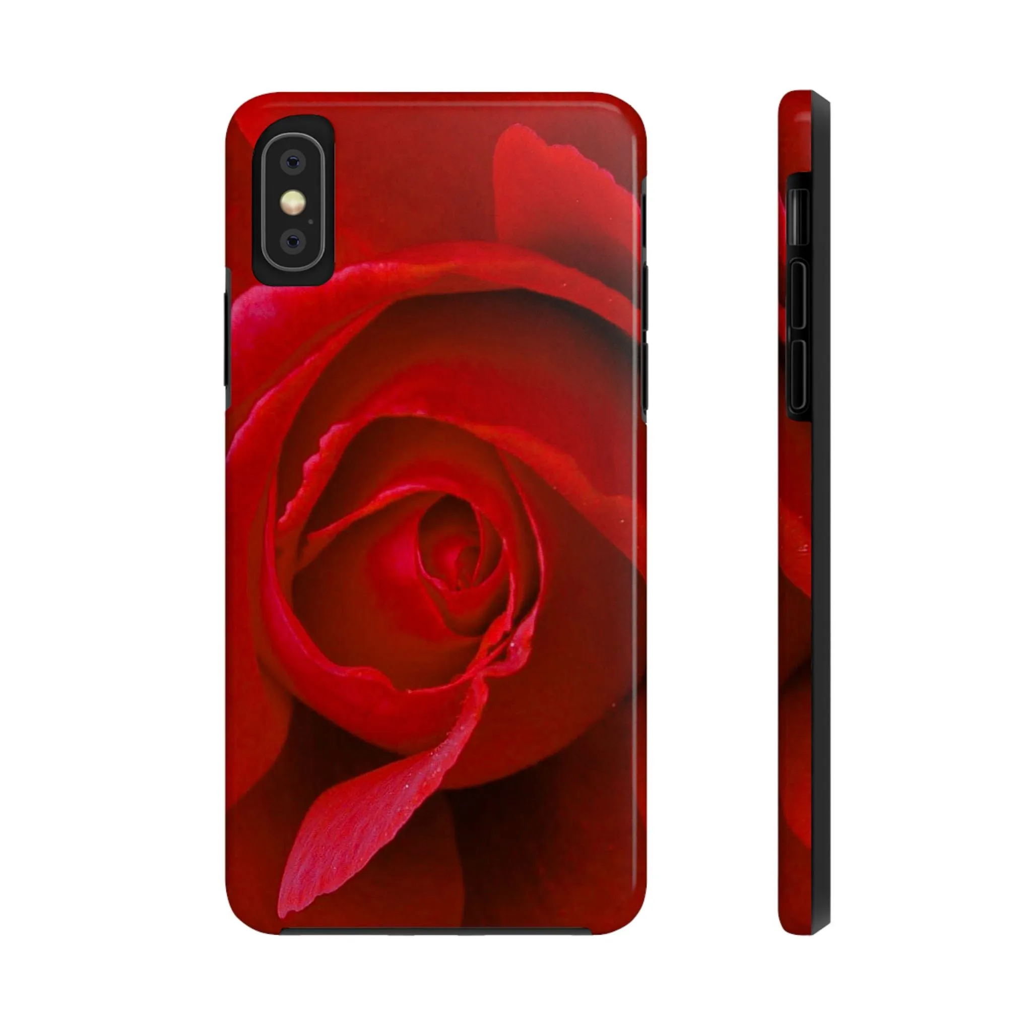 Crimson Bloom: Timeless Elegance - Tough Phone Cases