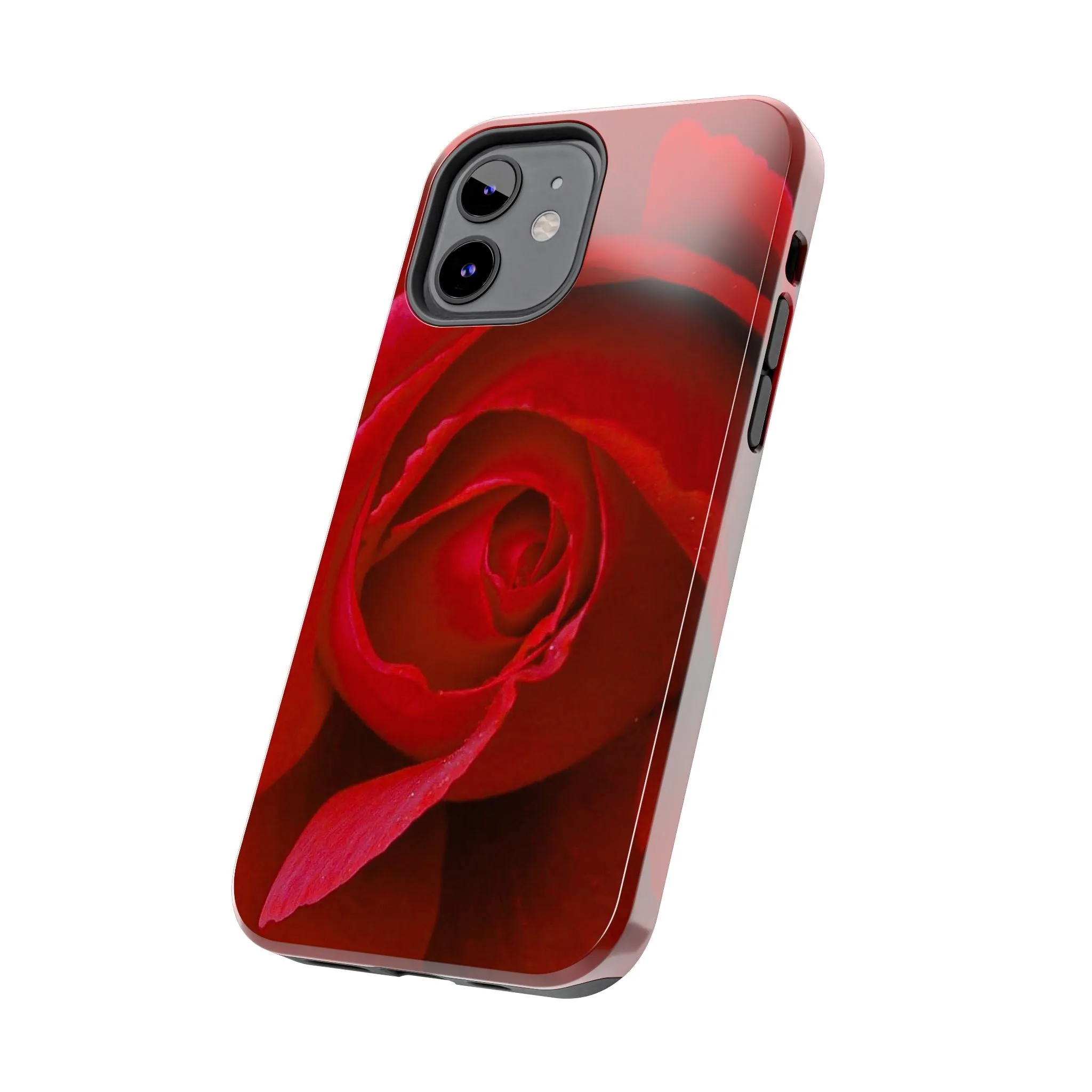 Crimson Bloom: Timeless Elegance - Tough Phone Cases